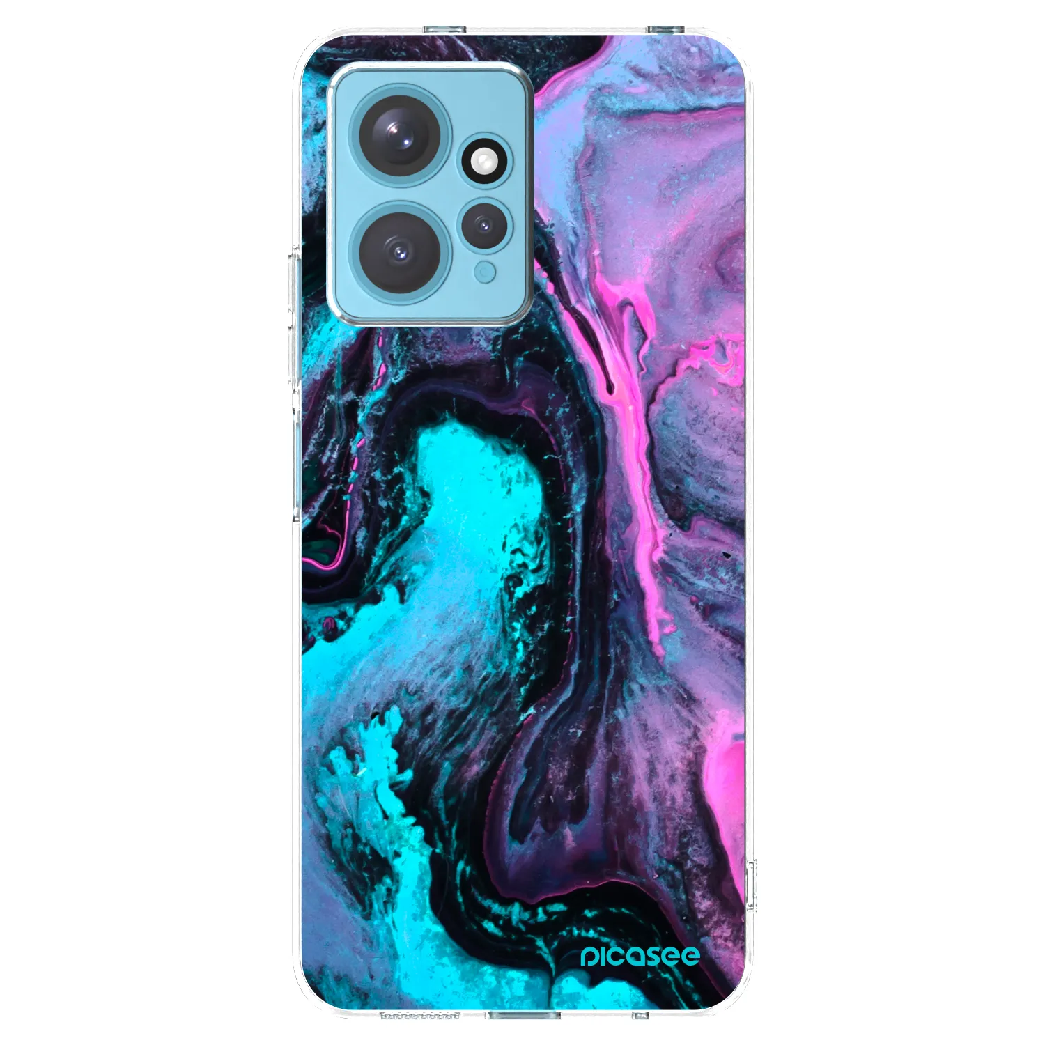 Picasee silikonový průhledný obal pro Xiaomi Redmi Note 12 4G - Lean 2