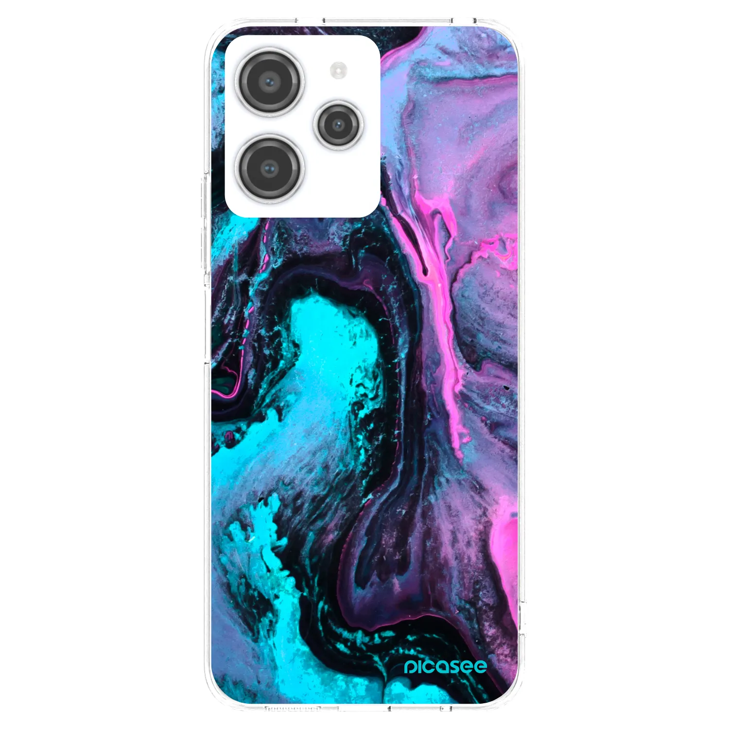 Picasee silikonový průhledný obal pro Xiaomi Redmi 12 4G - Lean 2