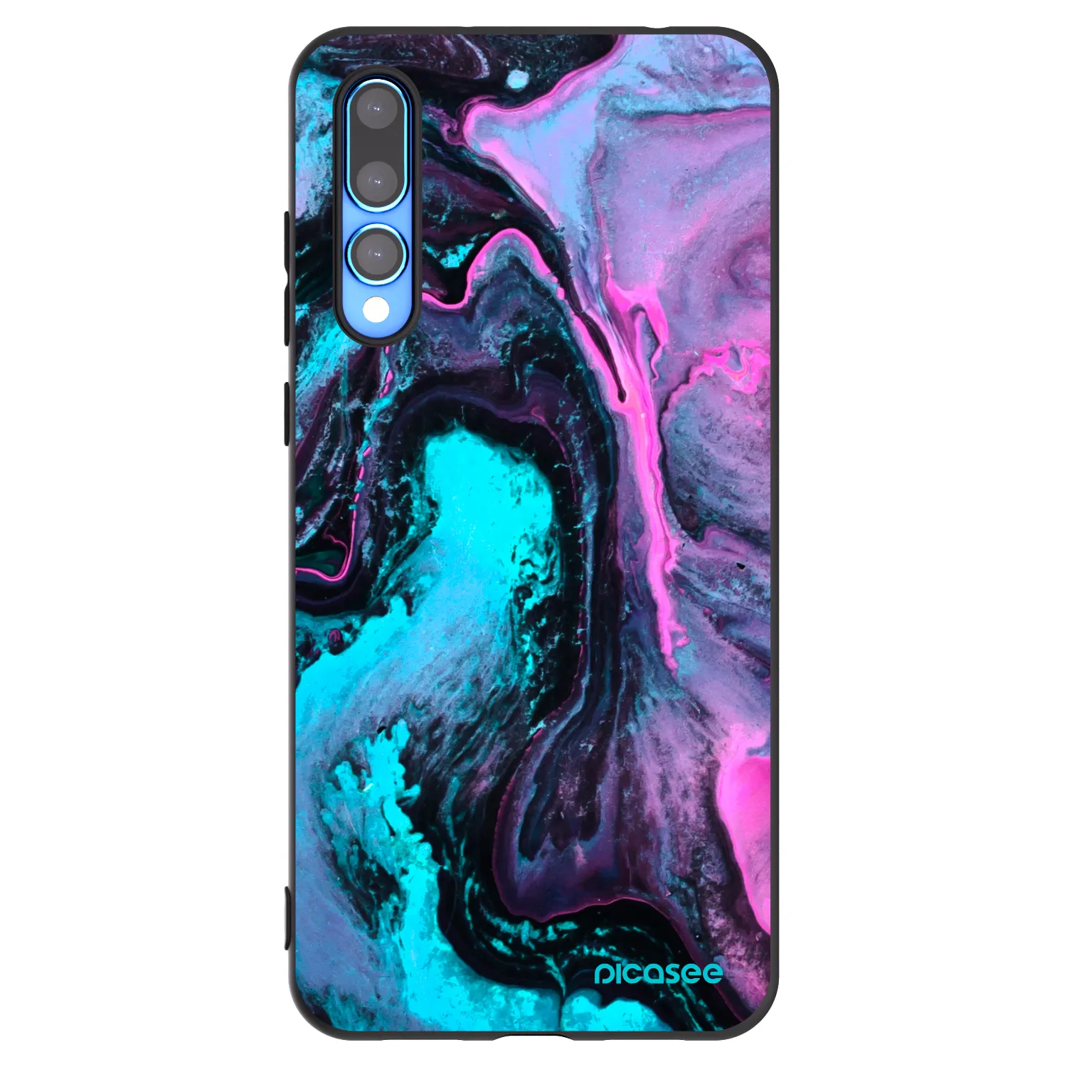 Picasee silikonový černý obal pro Huawei P20 Pro - Lean 2