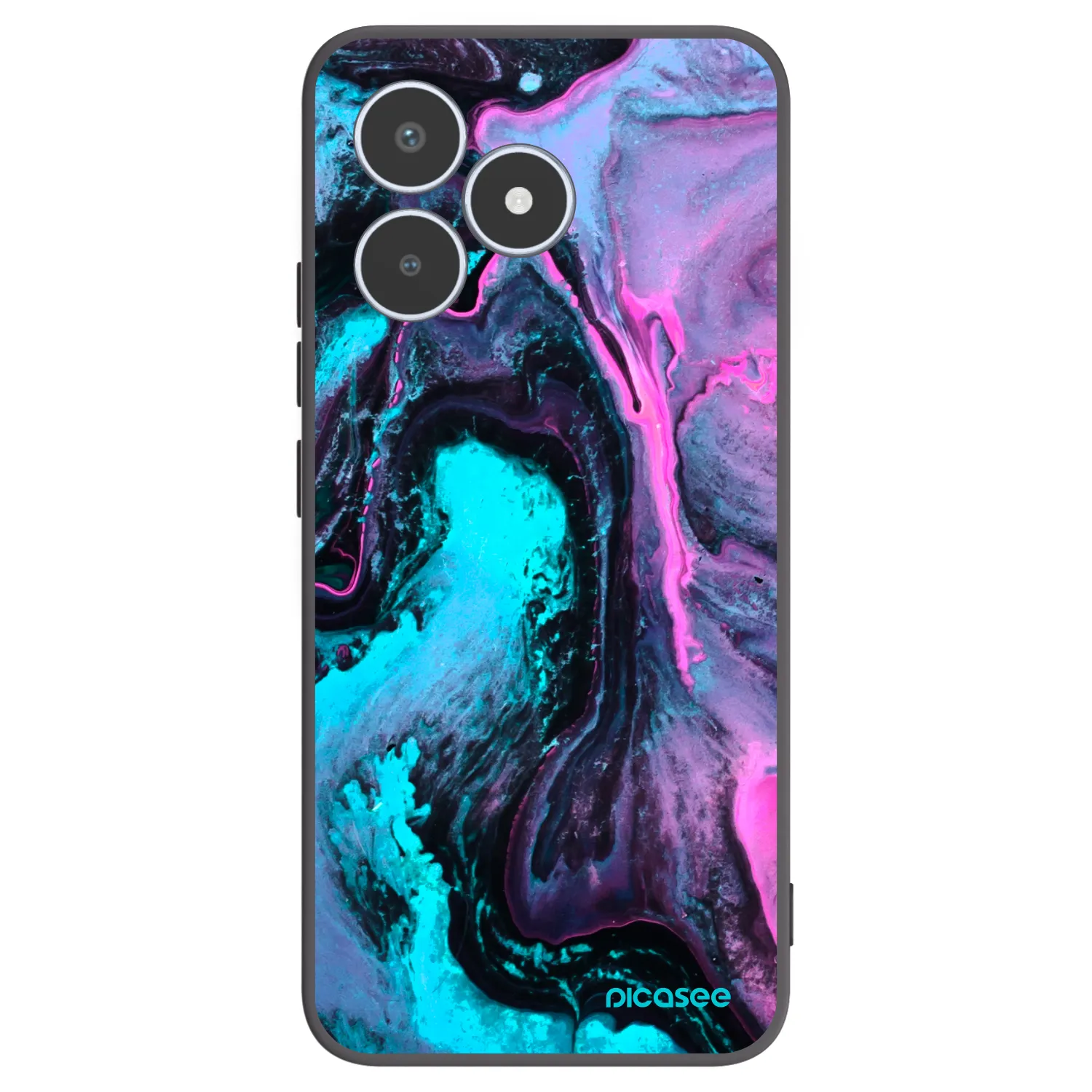 Picasee silikonový černý obal pro Realme C53 - Lean 2
