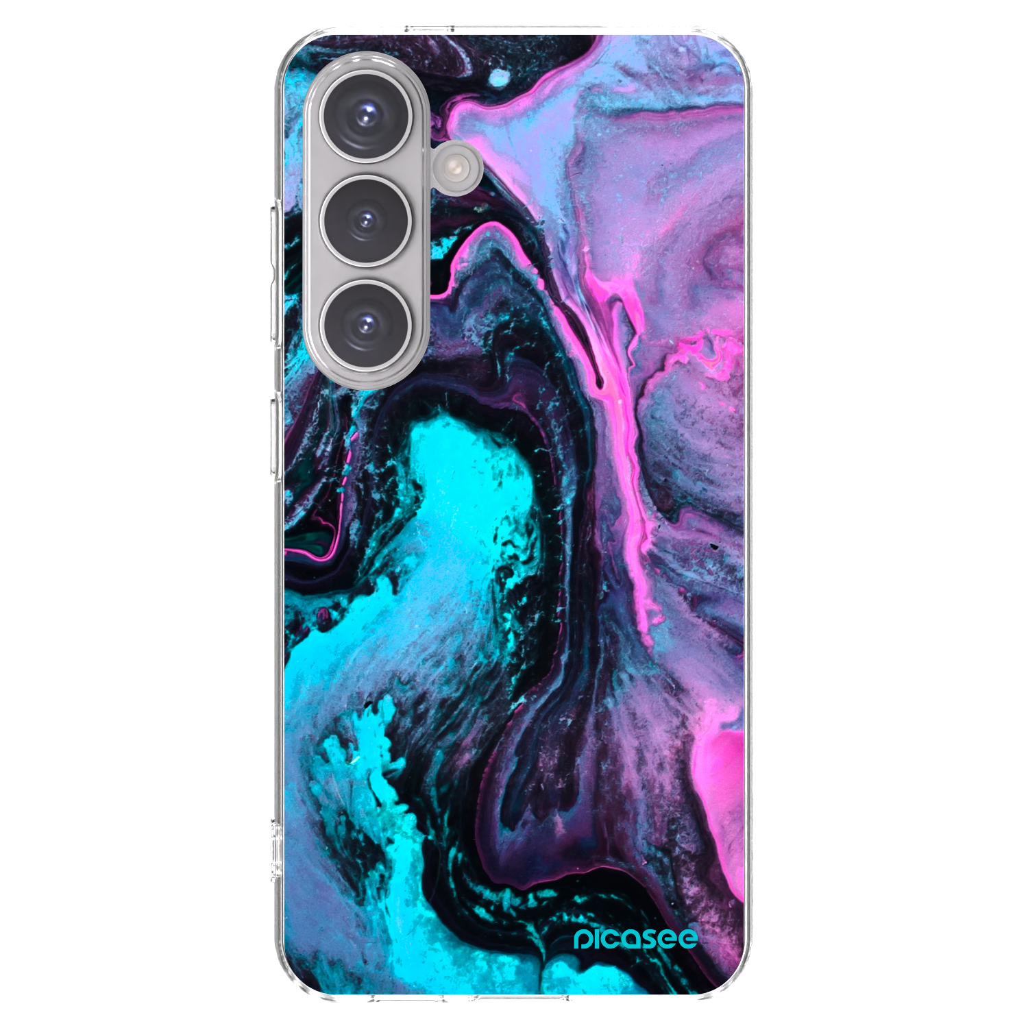 Picasee silikonový průhledný obal pro Samsung Galaxy S24 S921B 5G - Lean 2