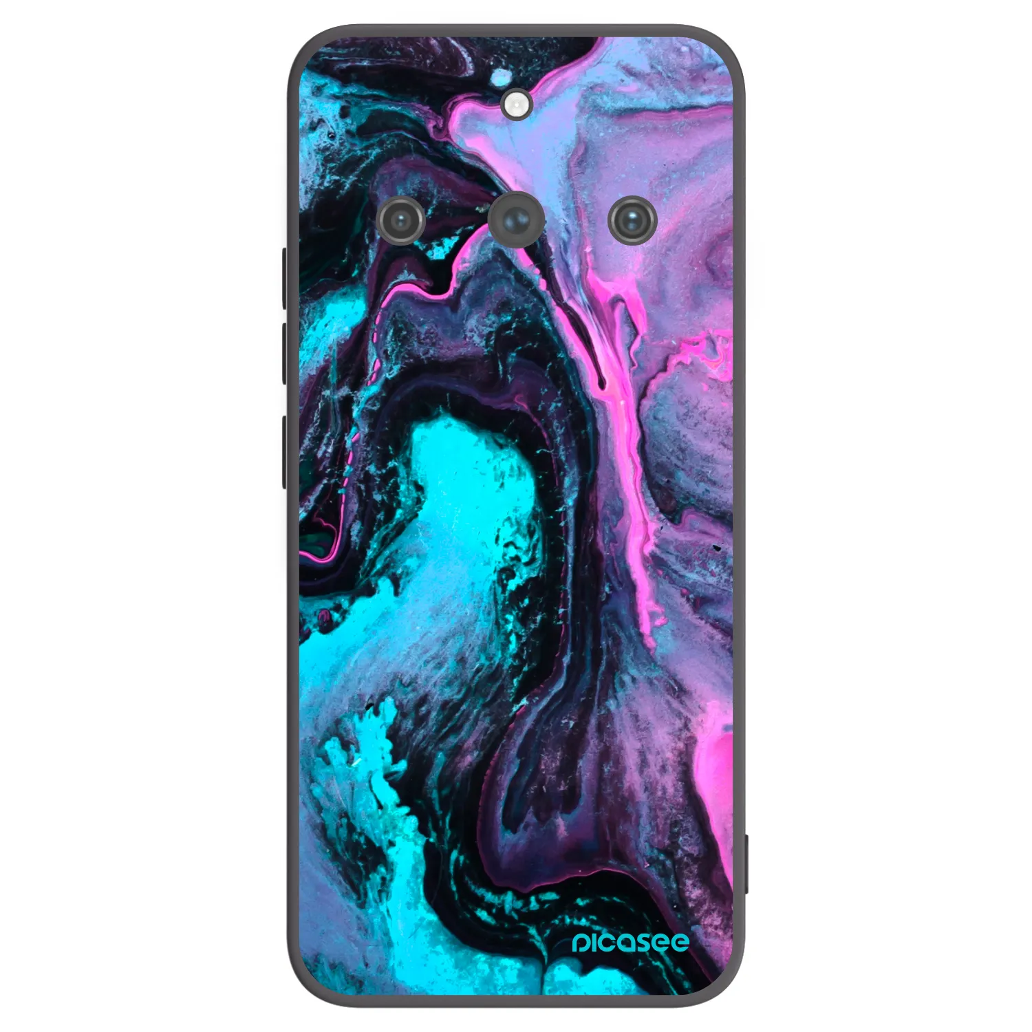 Picasee silikonový černý obal pro Realme 11 Pro+ - Lean 2
