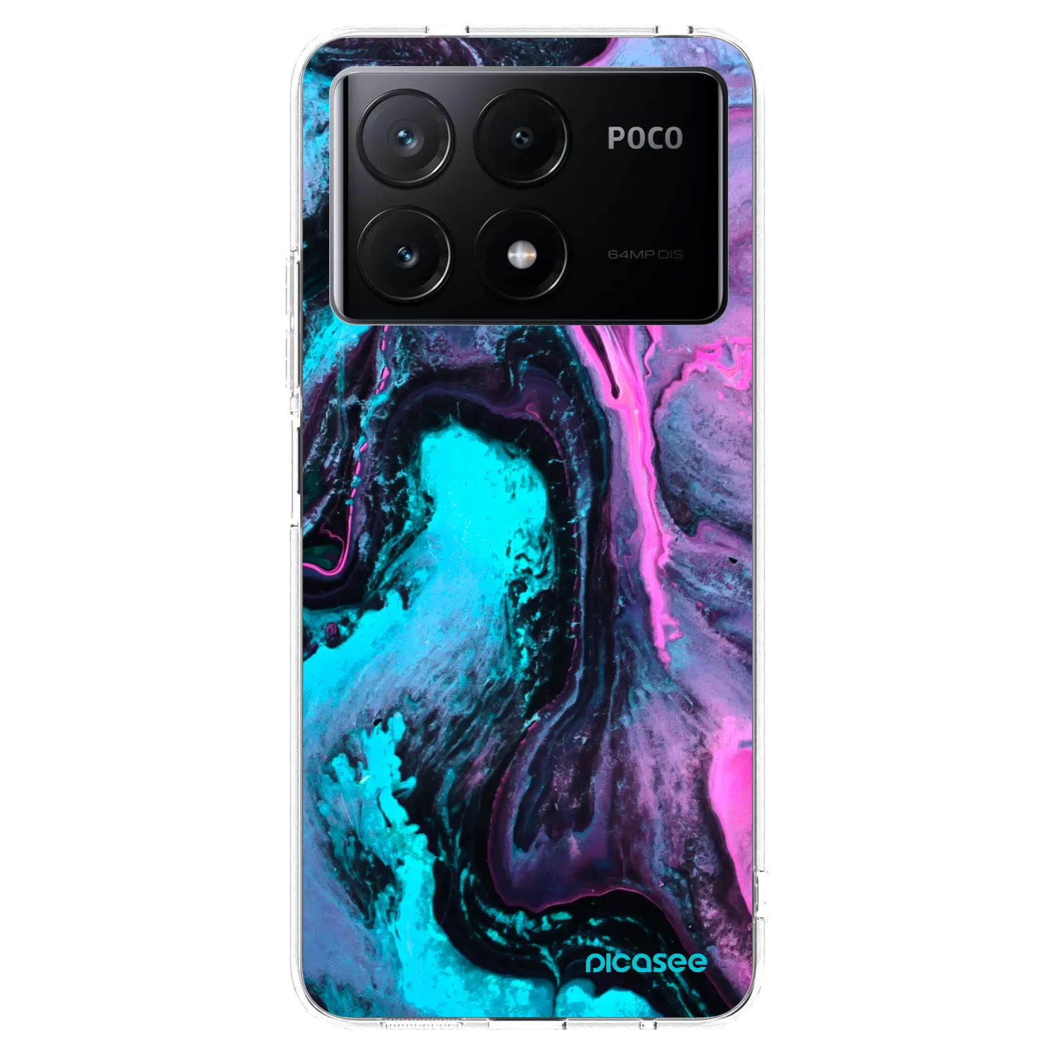Picasee silikonový průhledný obal pro Xiaomi Poco X6 Pro - Lean 2