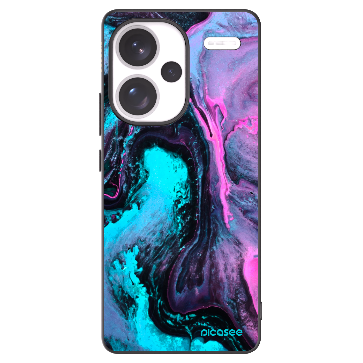 Picasee silikonový černý obal pro Xiaomi Redmi Note 13 Pro+ 5G - Lean 2