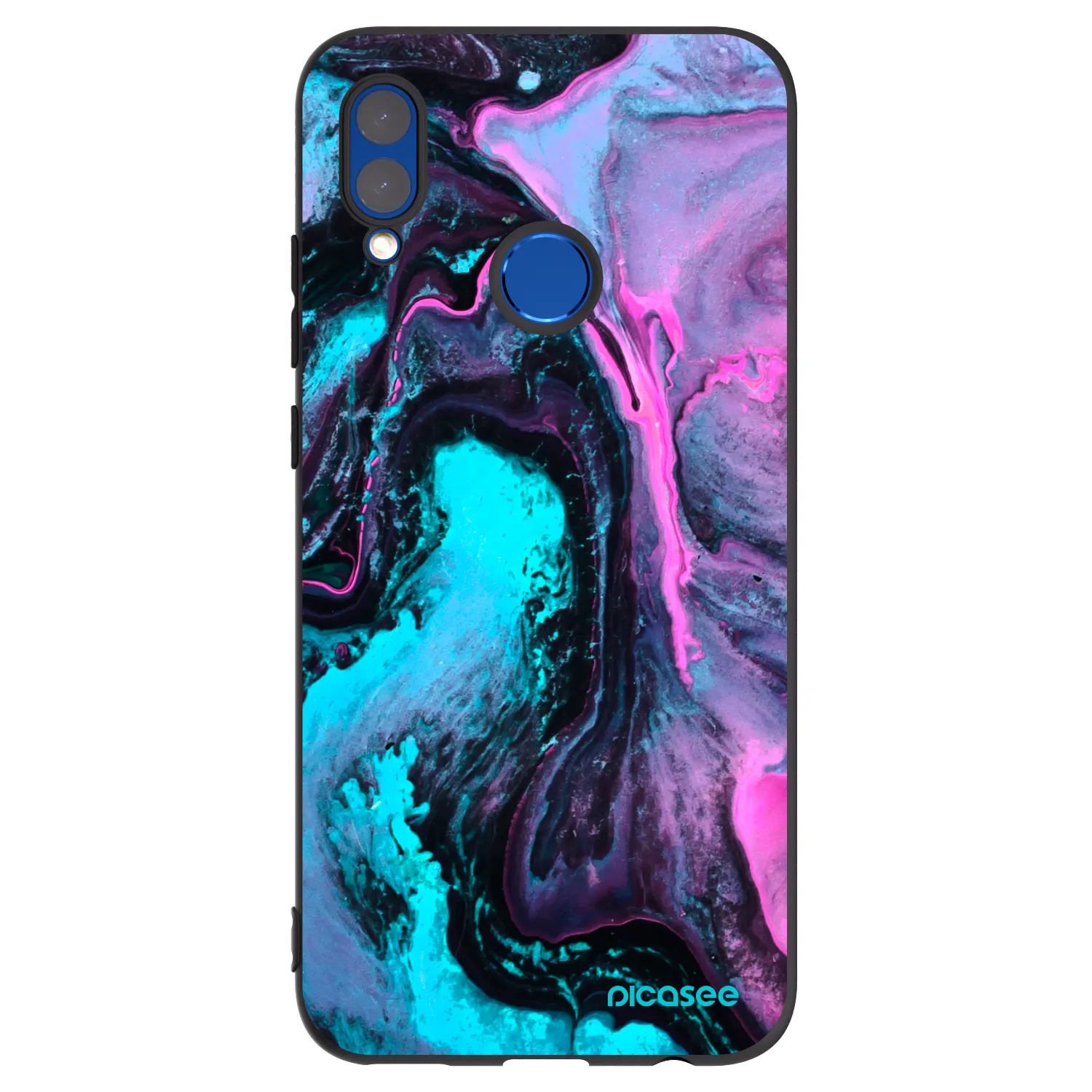 Picasee silikonový černý obal pro Honor 10 Lite - Lean 2