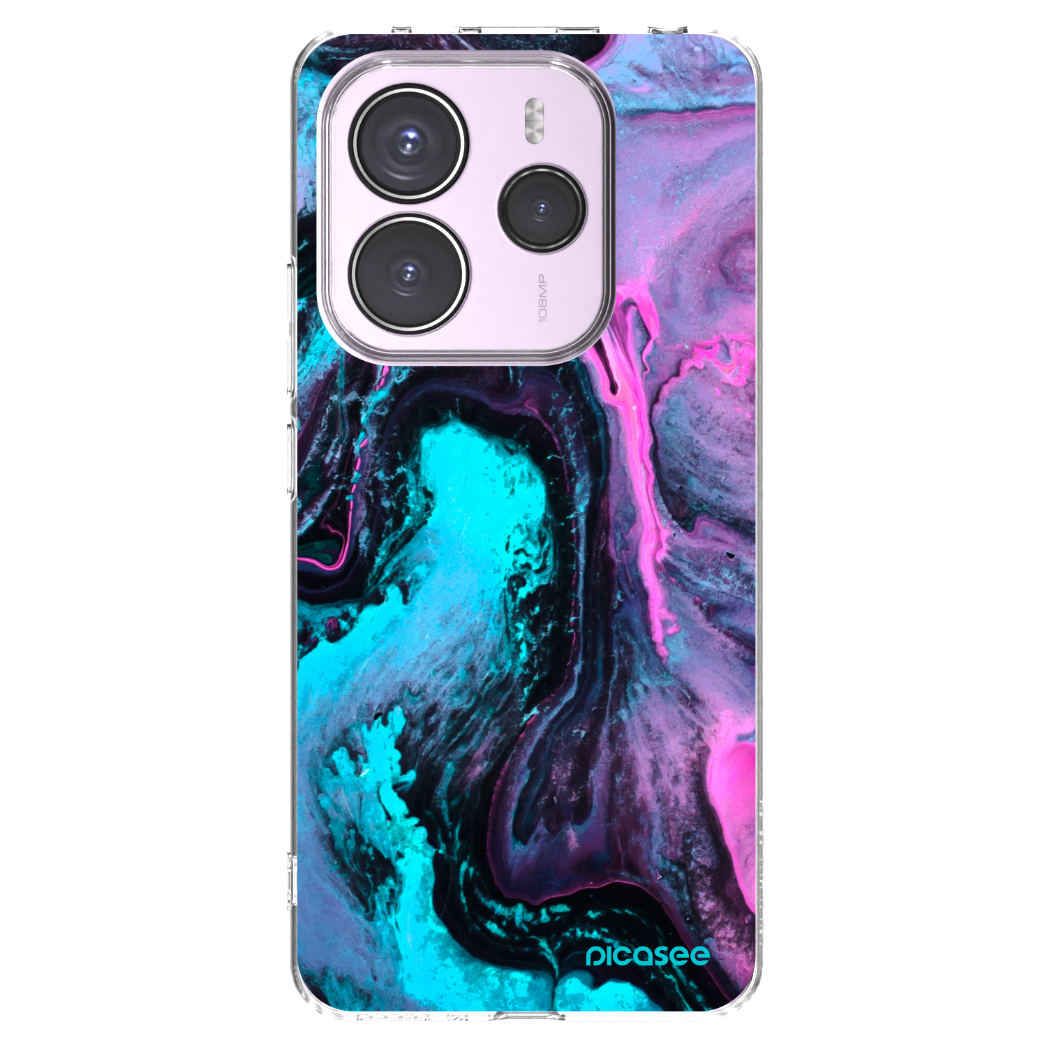 Picasee silikonový průhledný obal pro Xiaomi Redmi Note 14 5G - Lean 2