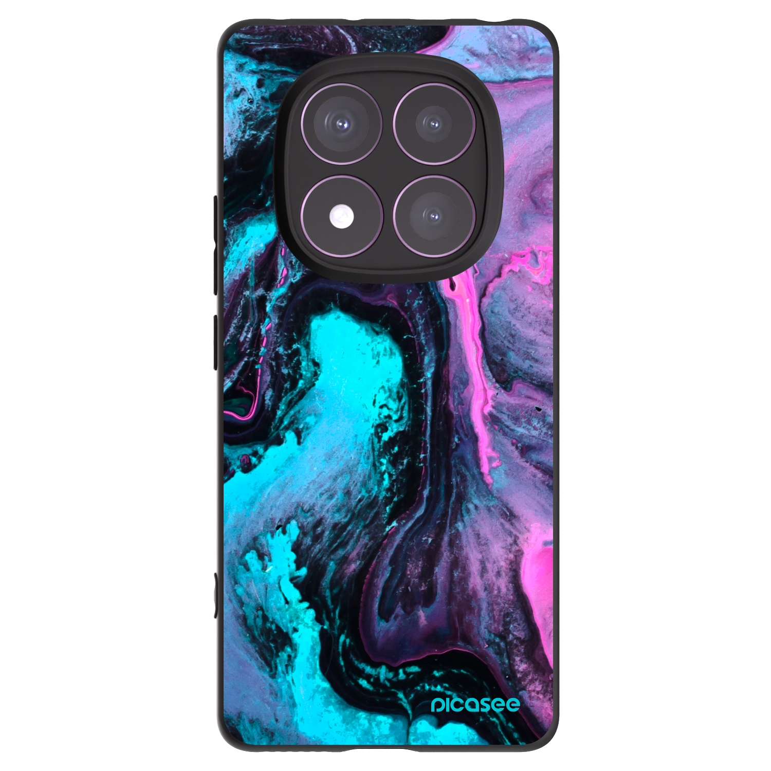 Picasee silikonový černý obal pro Xiaomi Redmi Note 14 Pro 4G - Lean 2