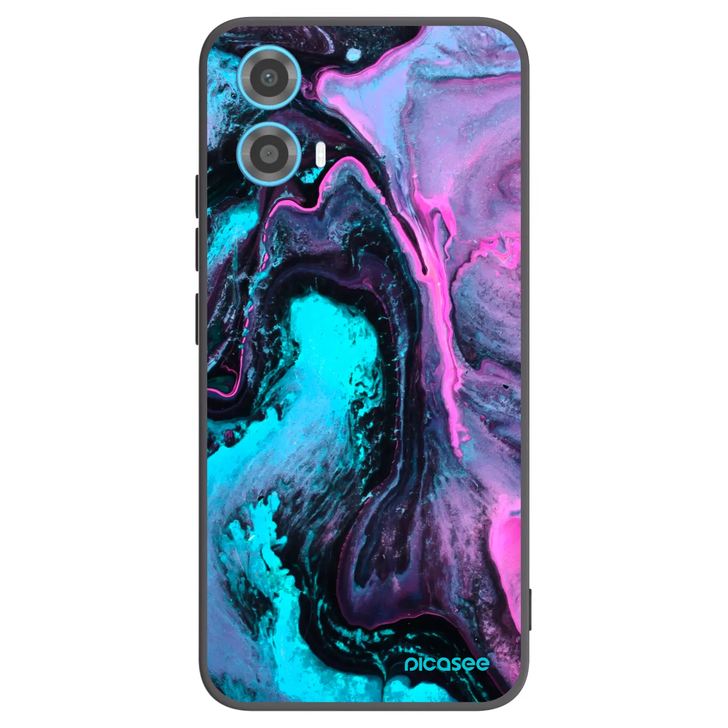 Picasee silikonový černý obal pro Motorola Moto G34 5G - Lean 2