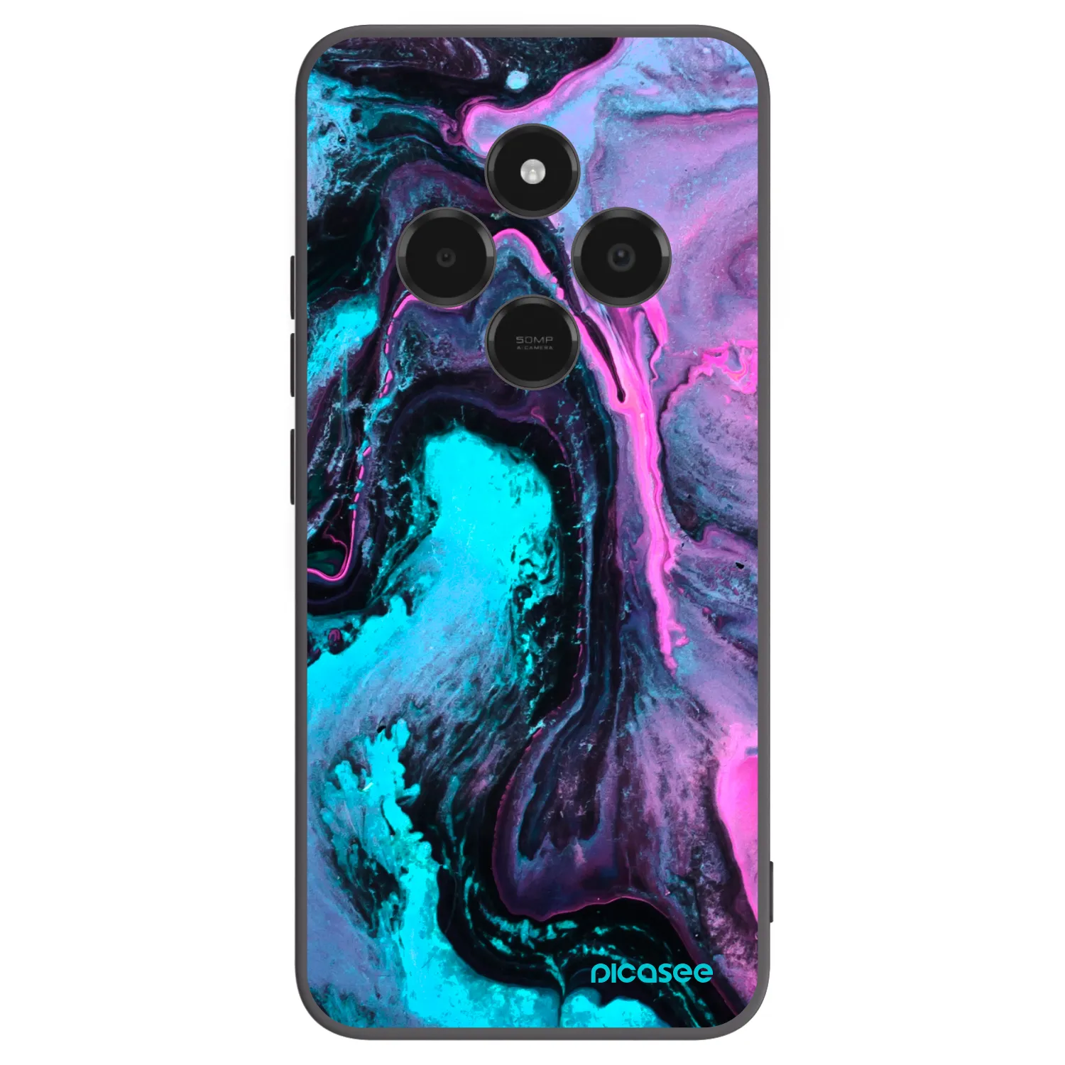 Picasee silikonový černý obal pro Xiaomi Poco C75 - Lean 2