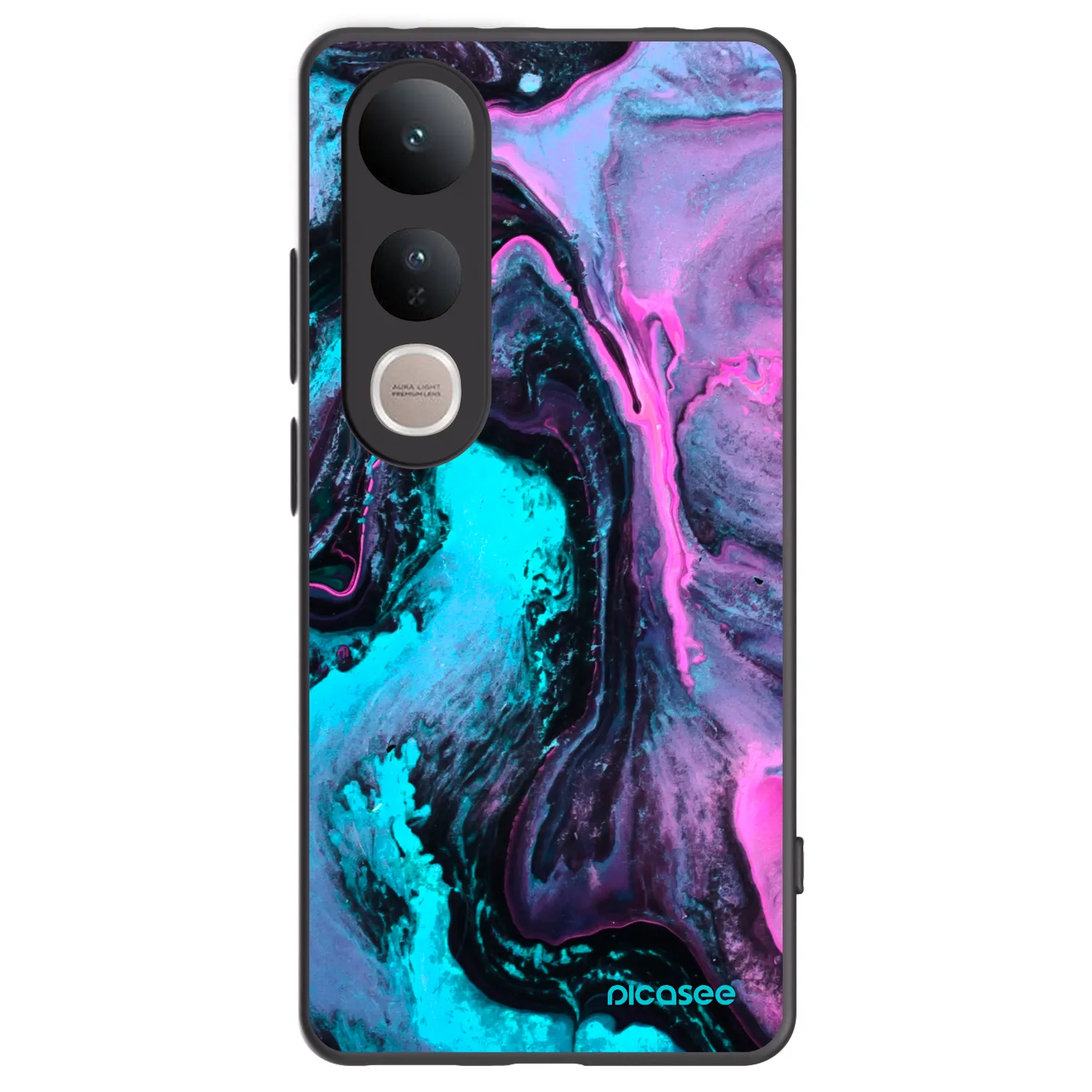 Picasee silikonový černý obal pro Vivo V50 Lite 5G - Lean 2