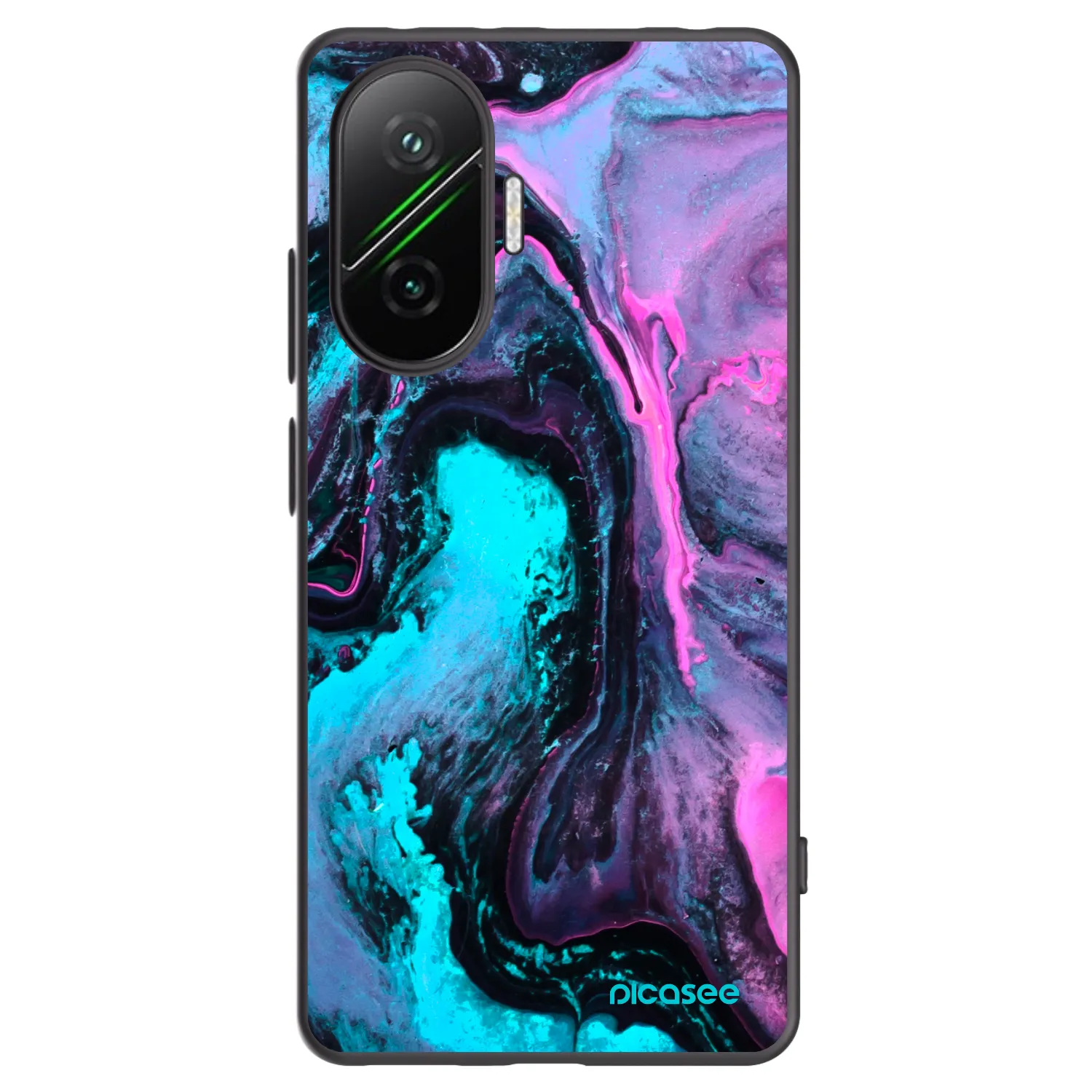 Picasee silikonový černý obal pro Xiaomi Poco F7 5G - Lean 2