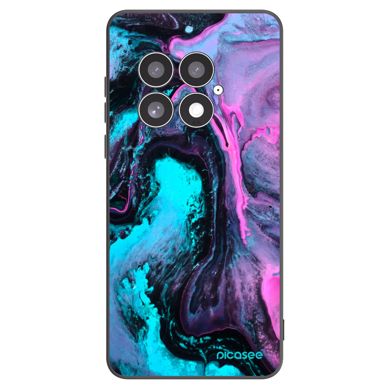 Picasee silikonový černý obal pro OnePlus 13 5G - Lean 2