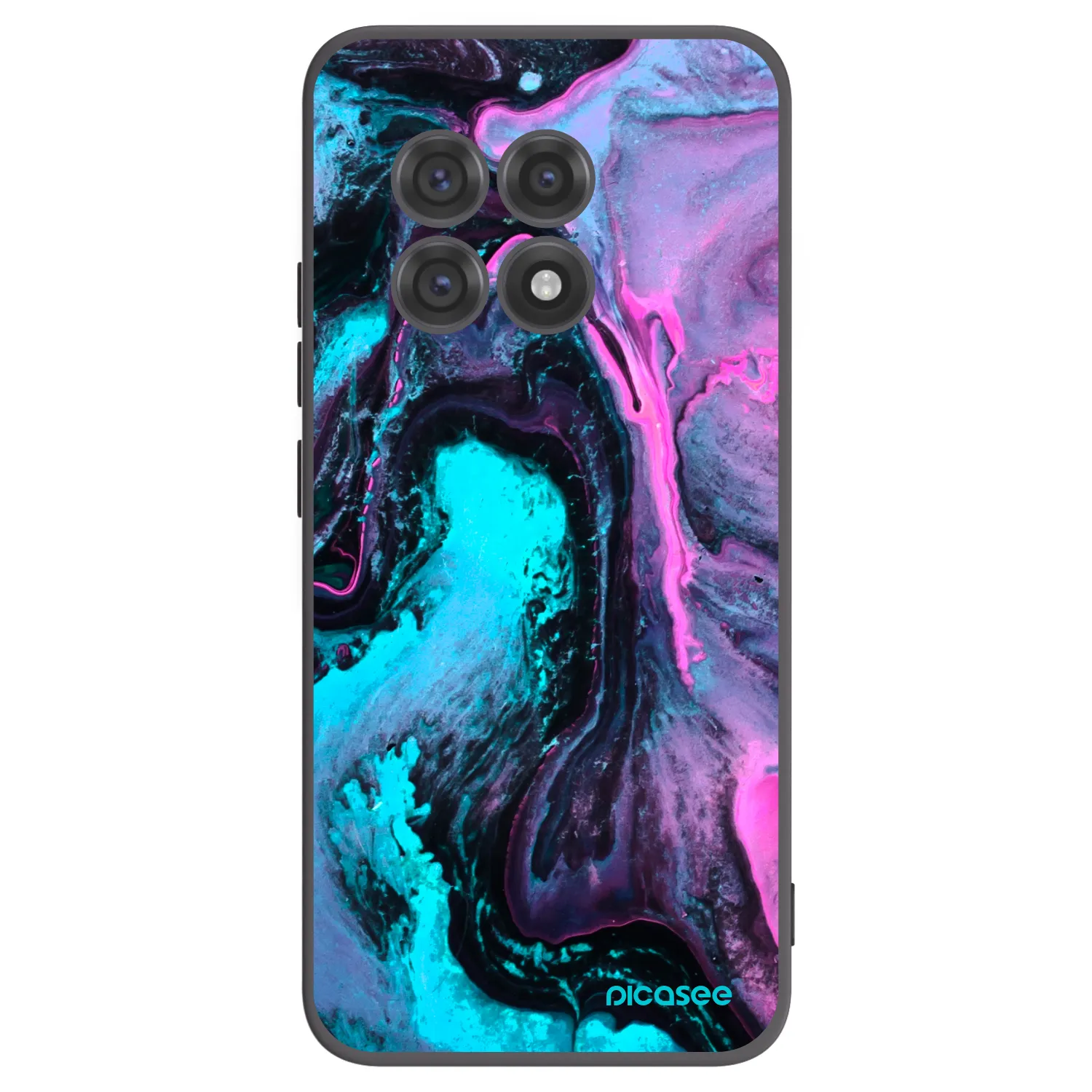 Picasee silikonový černý obal pro OnePlus 13R 5G - Lean 2