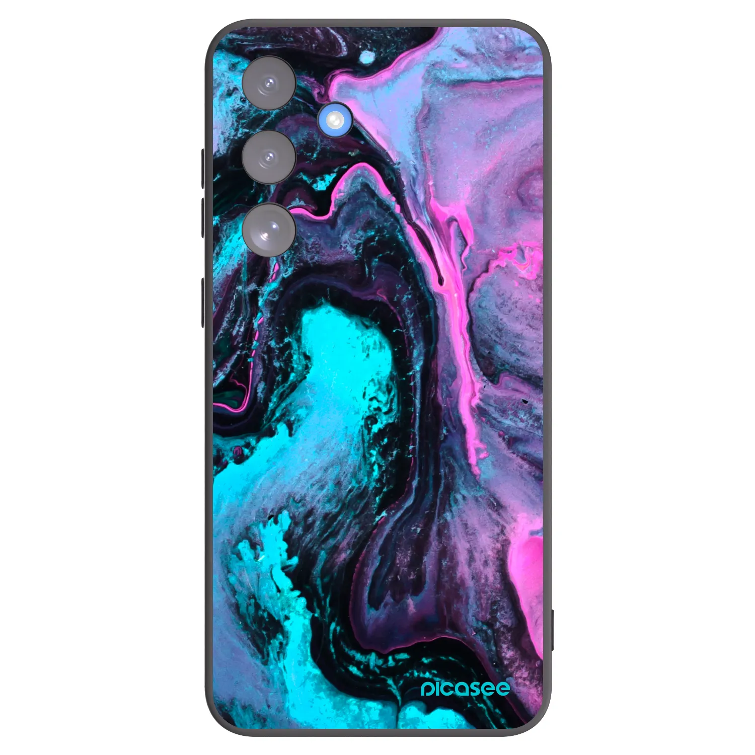 Picasee silikonový černý obal pro Samsung Galaxy S25 FE 5G - Lean 2