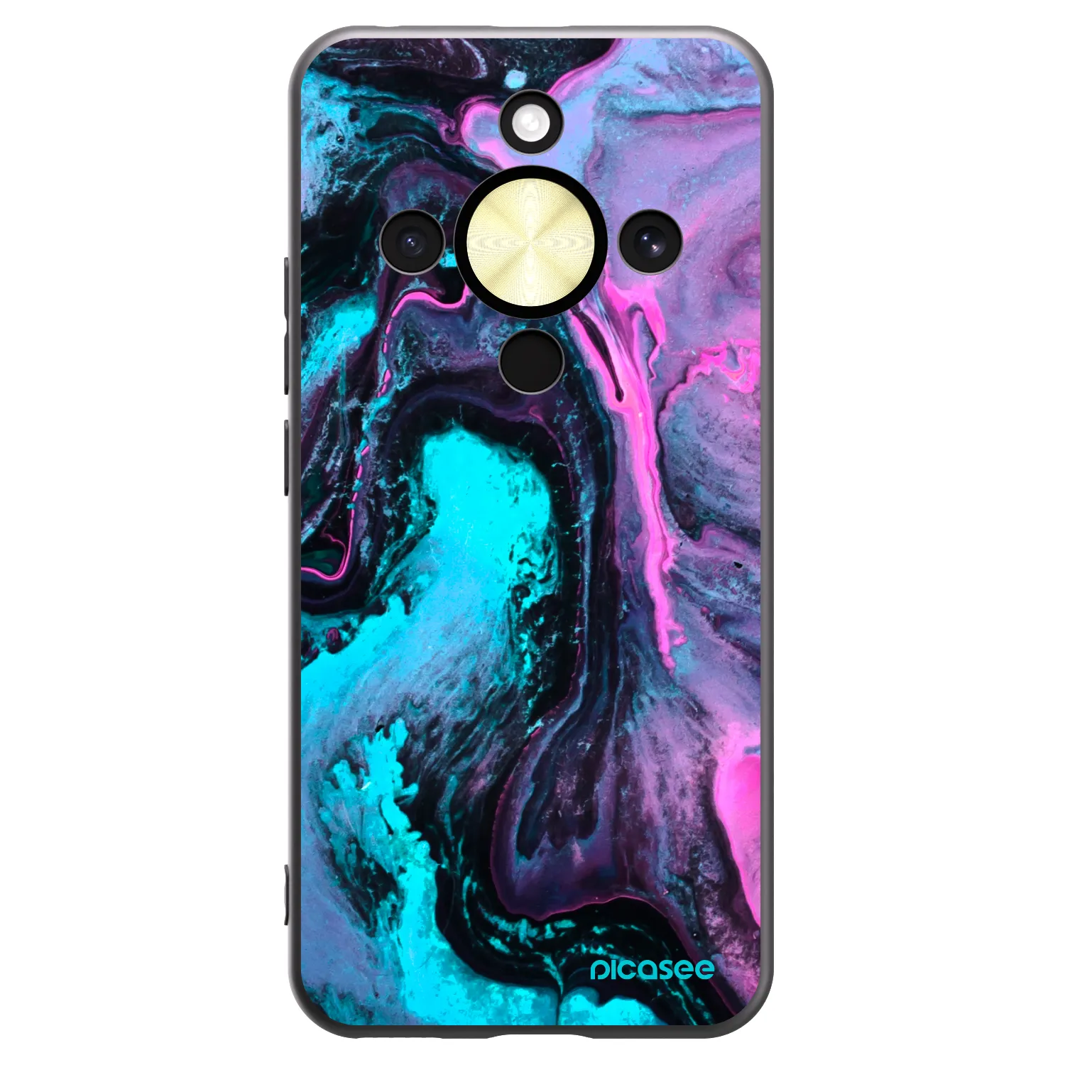 Picasee silikonový černý obal pro Honor Magic8 Lite 5G - Lean 2