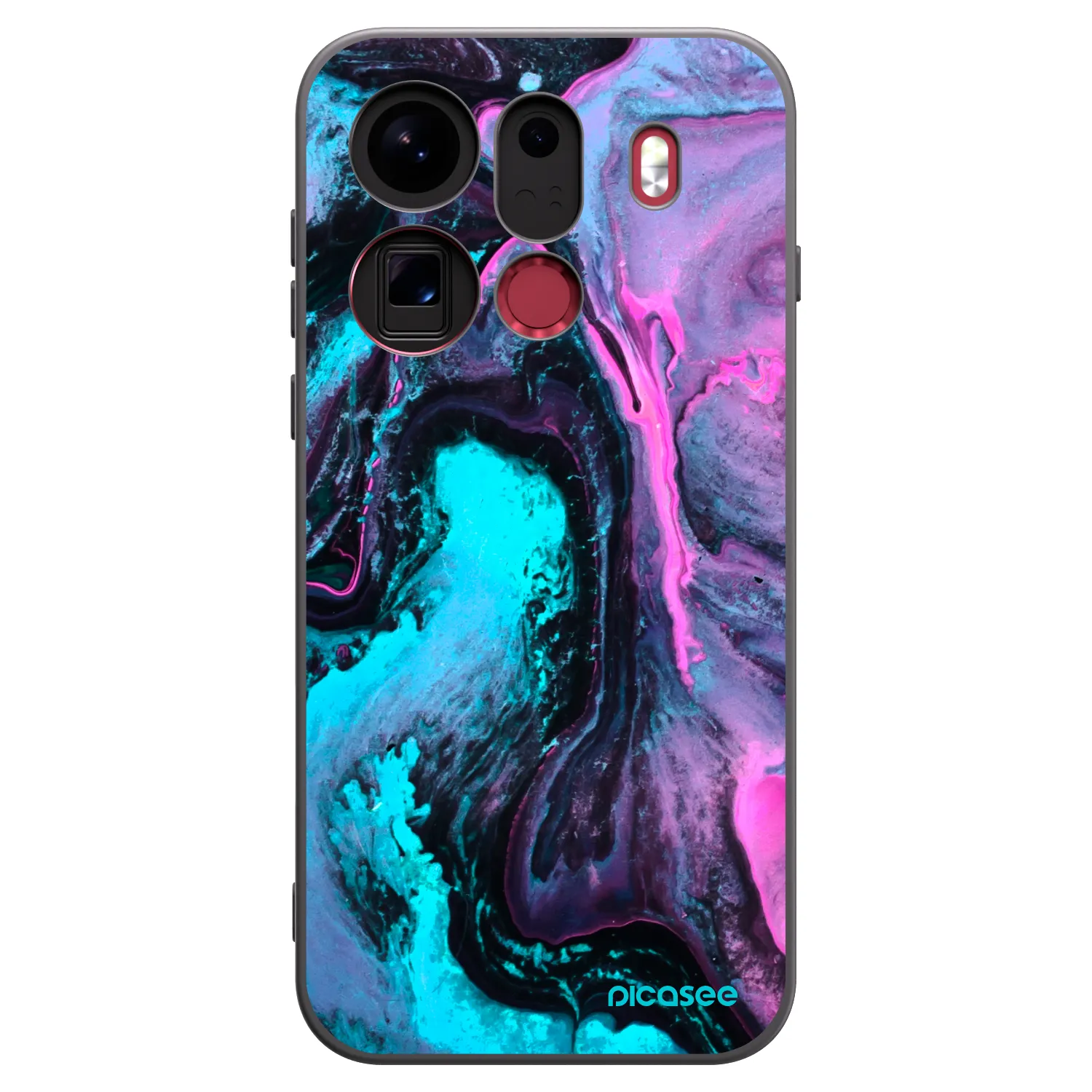 Picasee silikonový černý obal pro OPPO Find X9 Pro - Lean 2