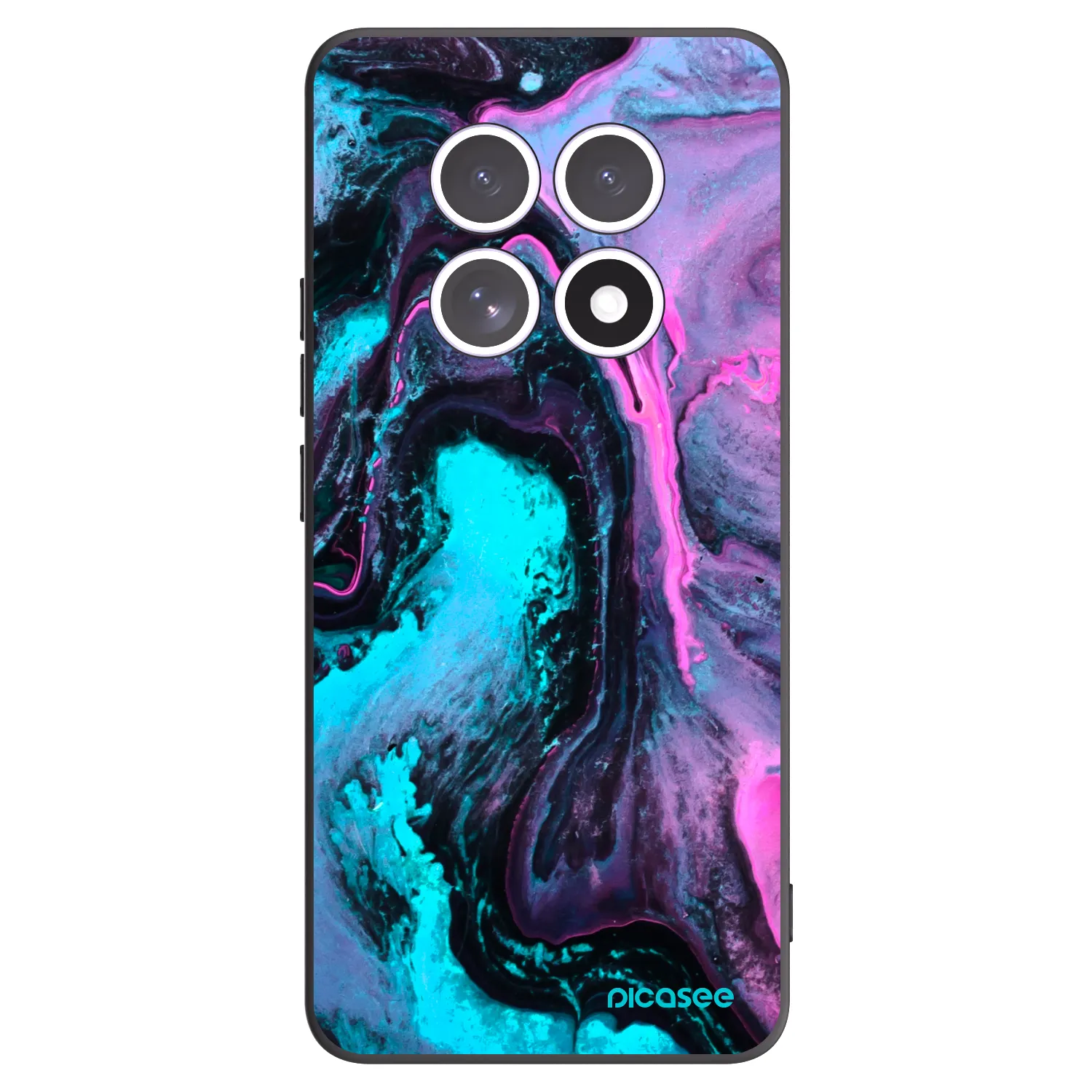 Picasee silikonový černý obal pro Xiaomi Redmi Note 15 5G - Lean 2