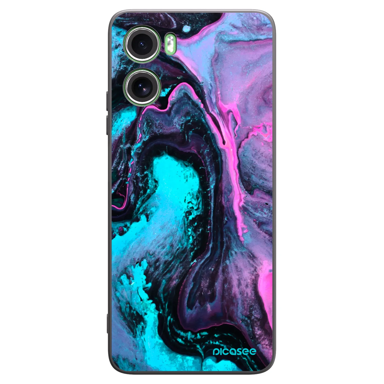 Picasee silikonový černý obal pro Motorola Moto G06 - Lean 2