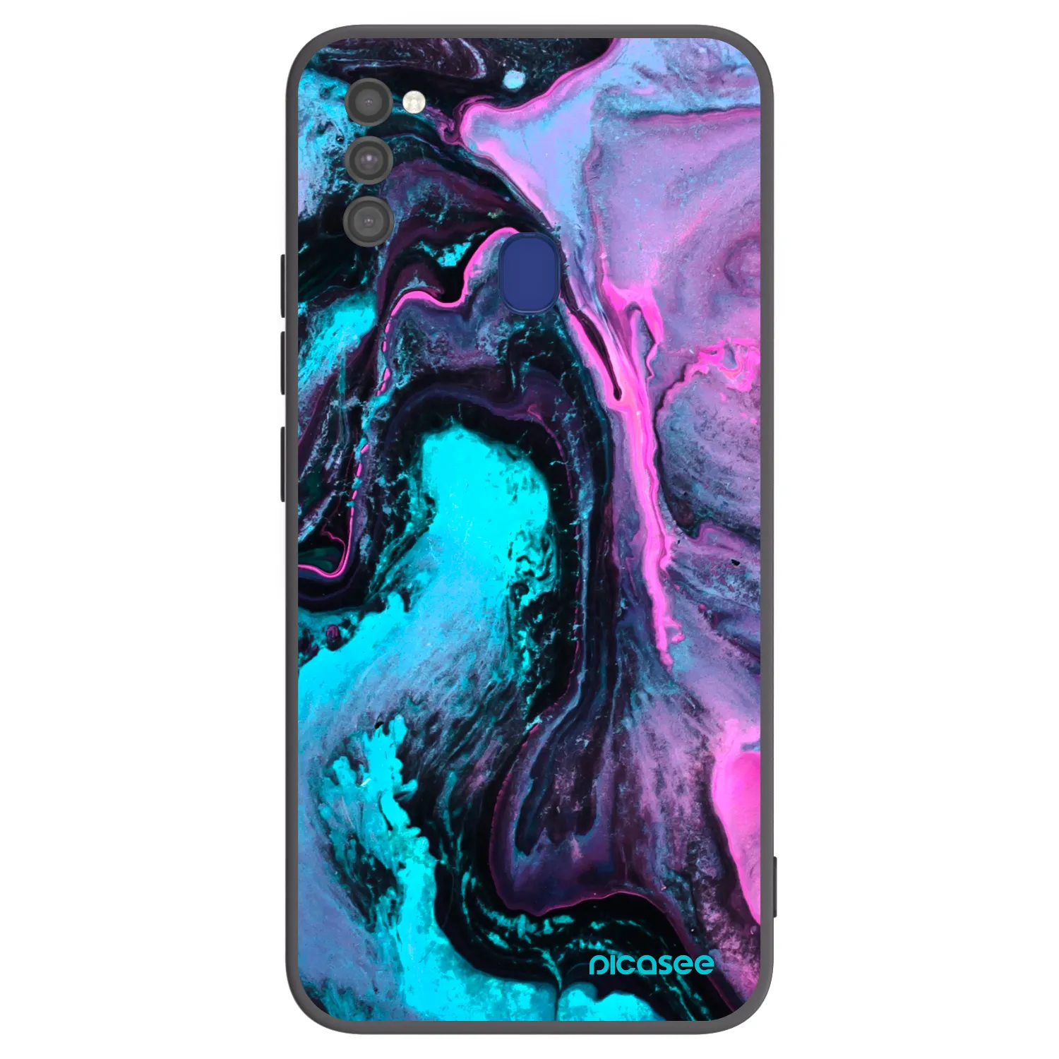 Picasee silikonový černý obal pro Samsung Galaxy M21 M215F - Lean 2