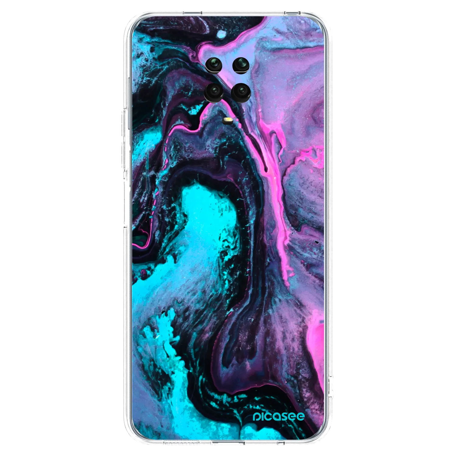 Picasee silikonový průhledný obal pro Xiaomi Redmi Note 9S - Lean 2