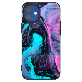 Picasee silikonový černý obal pro Apple iPhone 12 mini - Lean 2