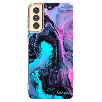 Picasee silikonový průhledný obal pro Samsung Galaxy S21+ 5G G996F - Lean 2