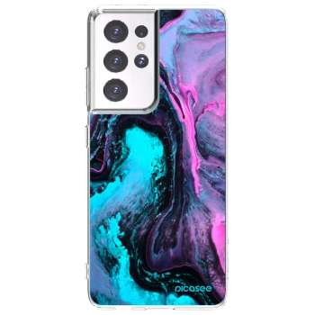 Picasee silikonový průhledný obal pro Samsung Galaxy S21 Ultra 5G G998B - Lean 2