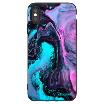 Picasee silikonový černý obal pro Apple iPhone XS Max - Lean 2