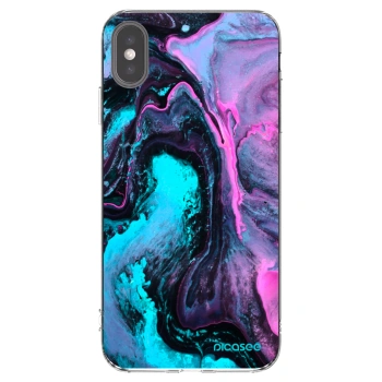 Picasee silikonový průhledný obal pro Apple iPhone XS Max - Lean 2