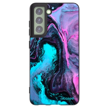 Picasee silikonový černý obal pro Samsung Galaxy S21 FE 5G - Lean 2