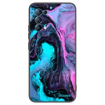 Picasee silikonový černý obal pro OPPO Reno 5 5G - Lean 2
