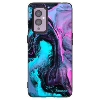 Picasee silikonový černý obal pro OnePlus 9 - Lean 2