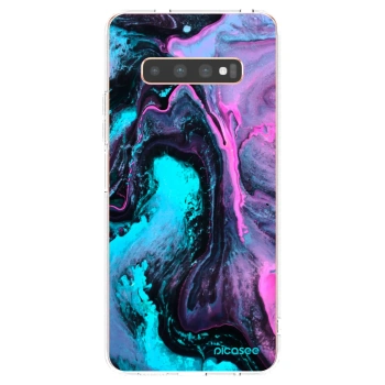 Picasee silikonový průhledný obal pro Samsung Galaxy S10 Plus G975 - Lean 2