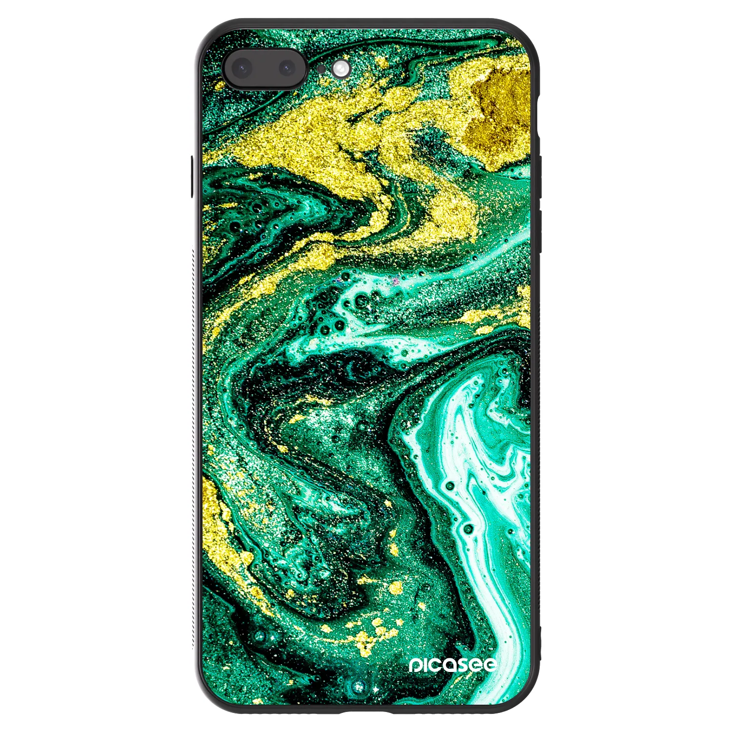 Picasee ULTIMATE CASE pro Apple iPhone 7 Plus - Green Gold