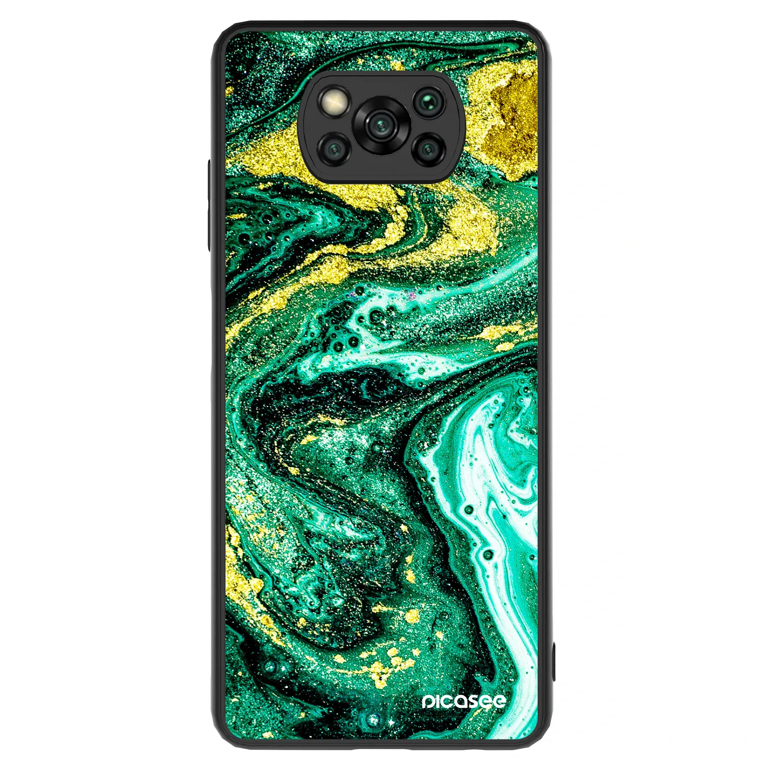 Picasee ULTIMATE CASE pro Xiaomi Poco X3 - Green Gold