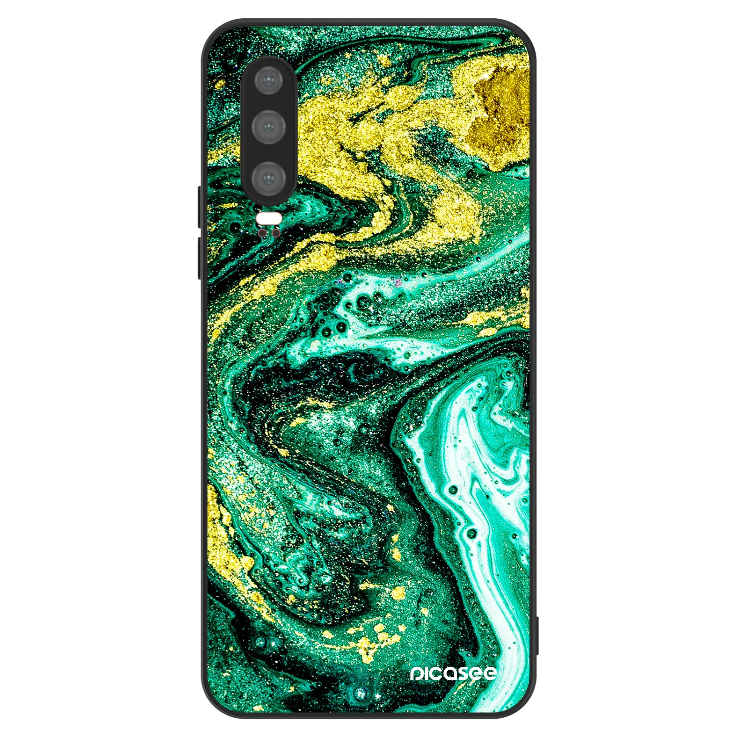 Picasee ULTIMATE CASE pro Huawei P30 - Green Gold
