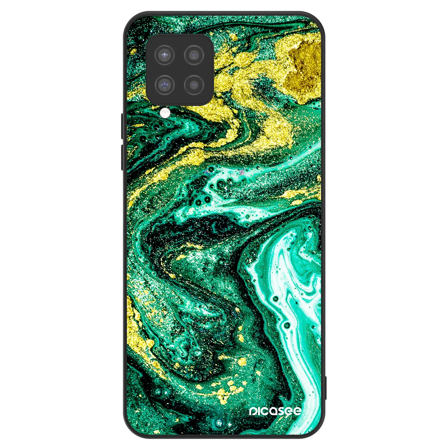 Picasee ULTIMATE CASE pro Samsung Galaxy A42 A426B - Green Gold