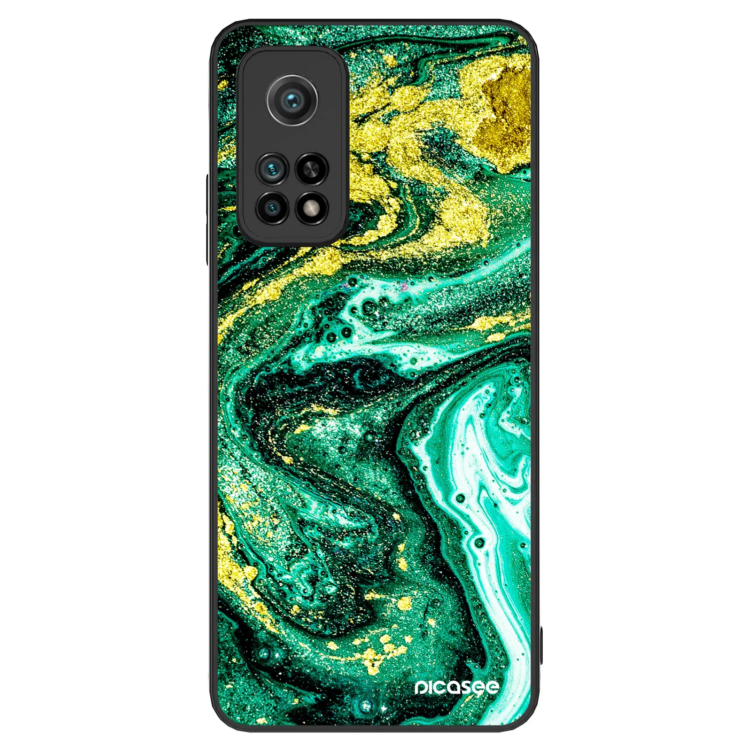 Picasee ULTIMATE CASE pro Xiaomi Mi 10T - Green Gold
