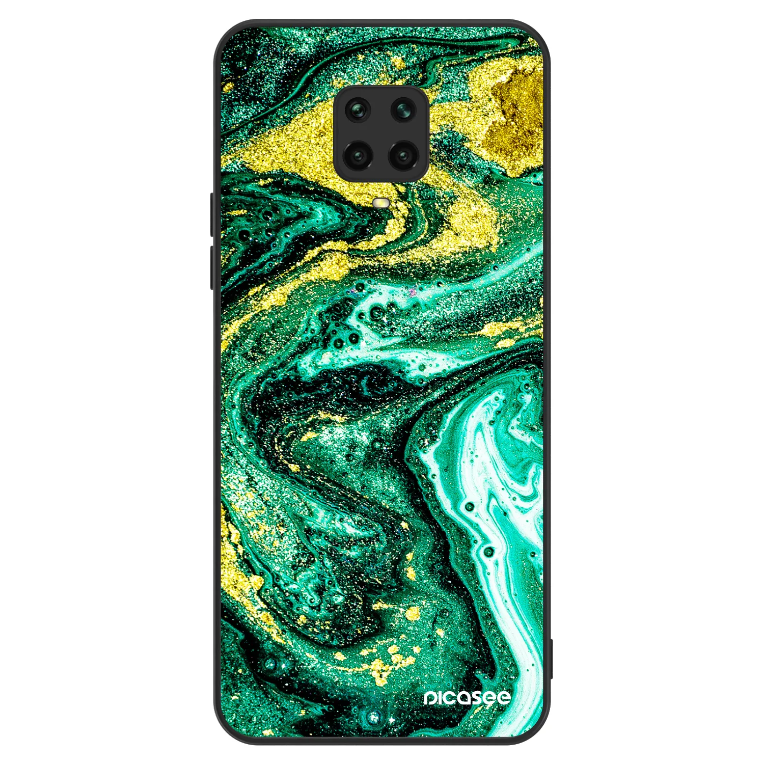 Picasee ULTIMATE CASE pro Xiaomi Redmi Note 9S - Green Gold