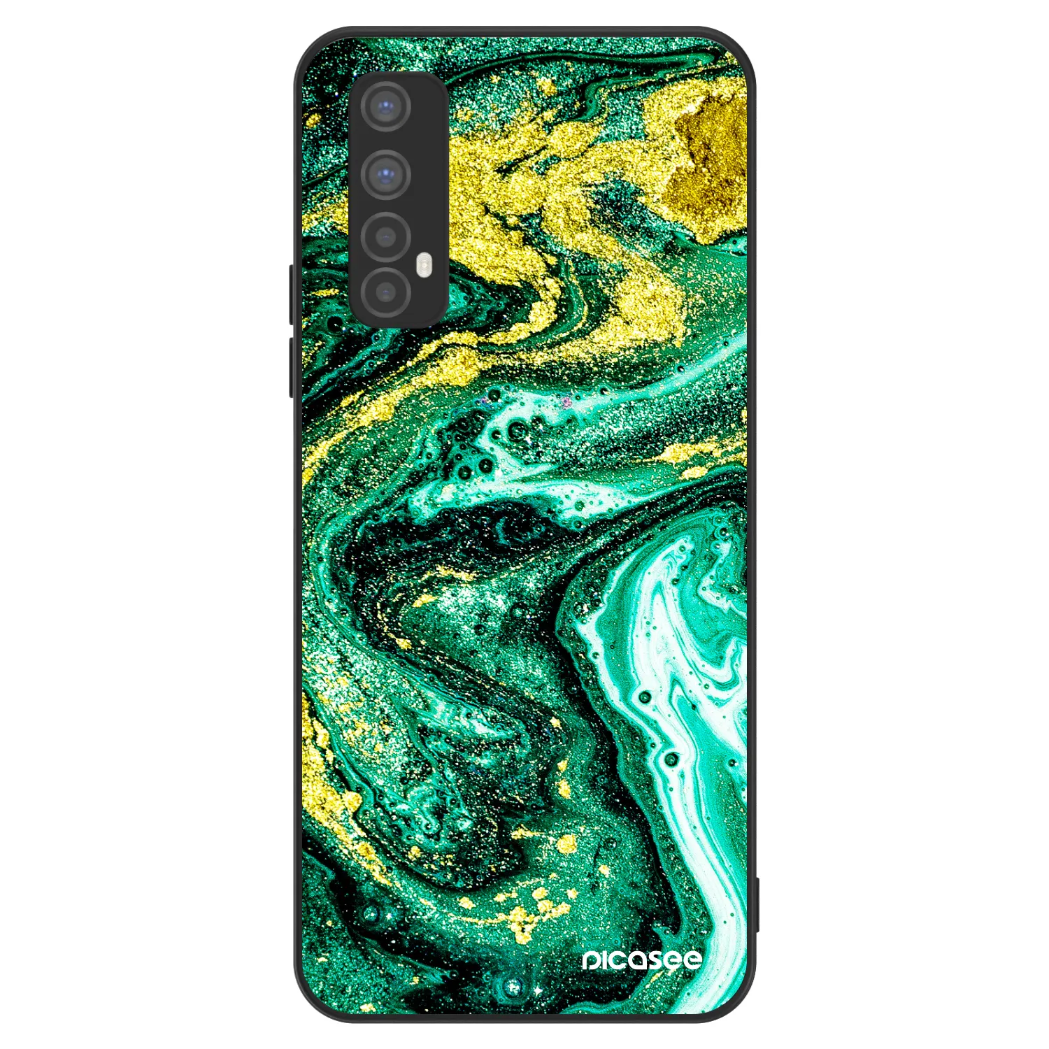 Picasee ULTIMATE CASE pro Realme 7 - Green Gold