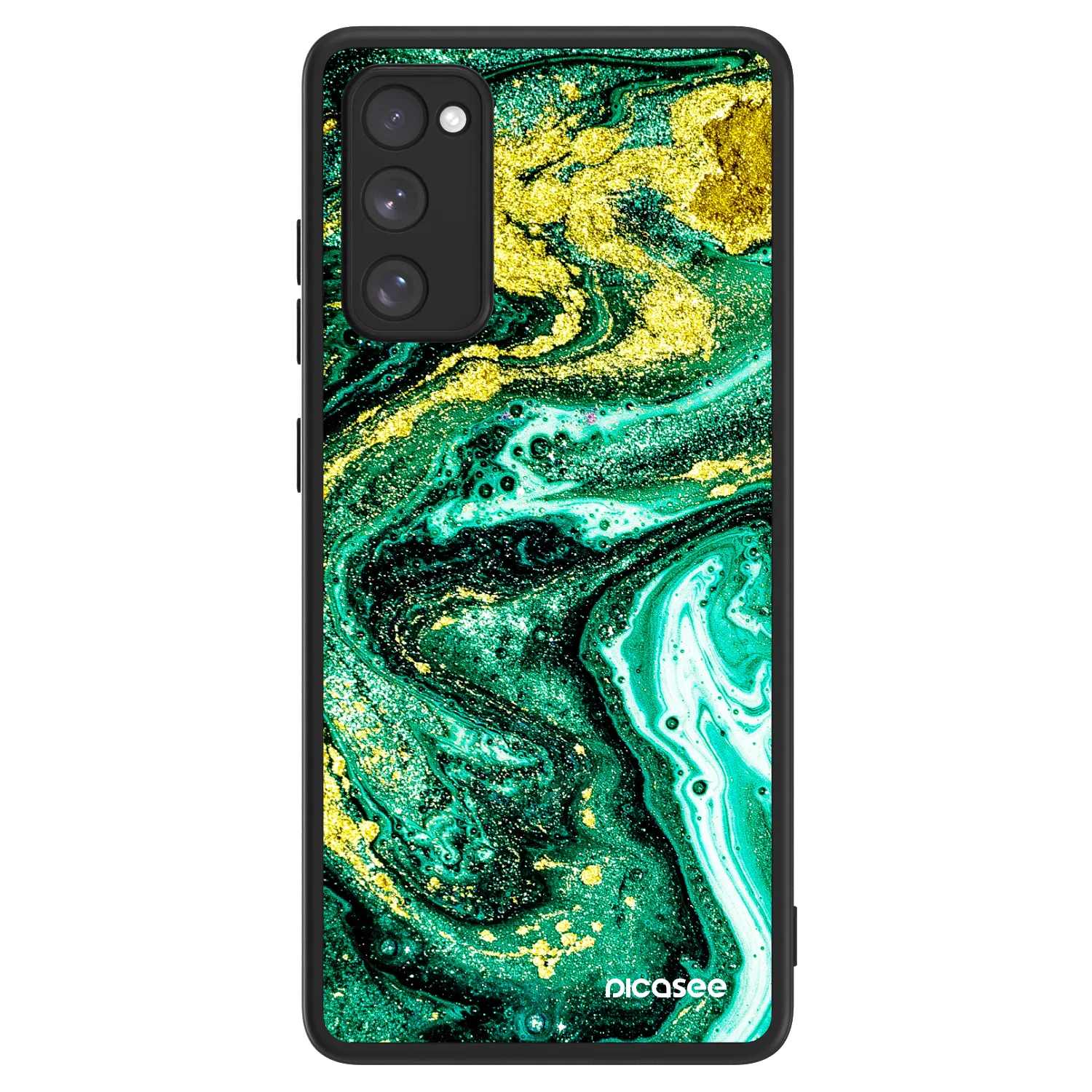 Picasee ULTIMATE CASE PowerShare pro Samsung Galaxy S20 FE - Green Gold