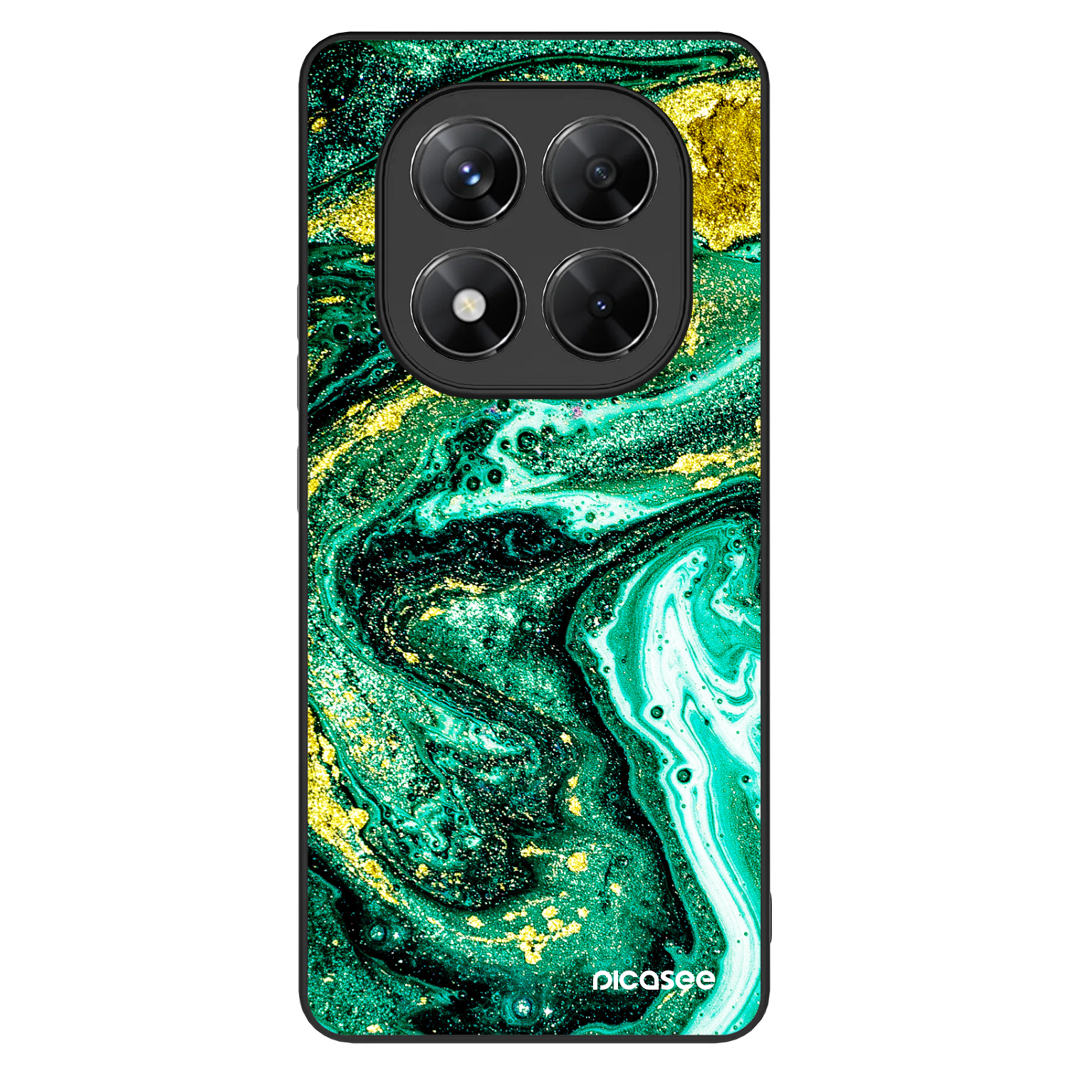 Picasee ULTIMATE CASE pro Xiaomi Redmi Note 14 Pro 5G - Green Gold