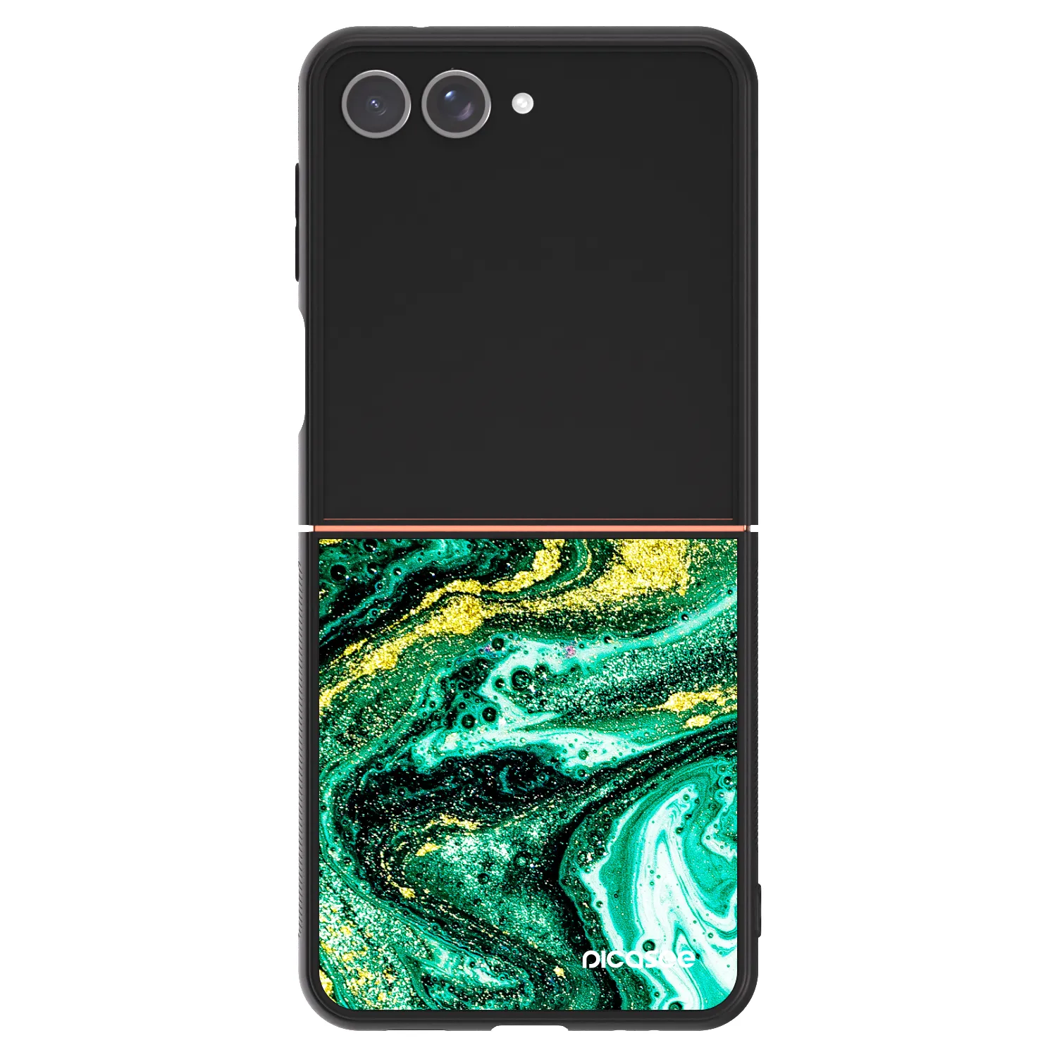 Picasee ULTIMATE CASE pro Samsung Galaxy Z Flip7 5G - Green Gold