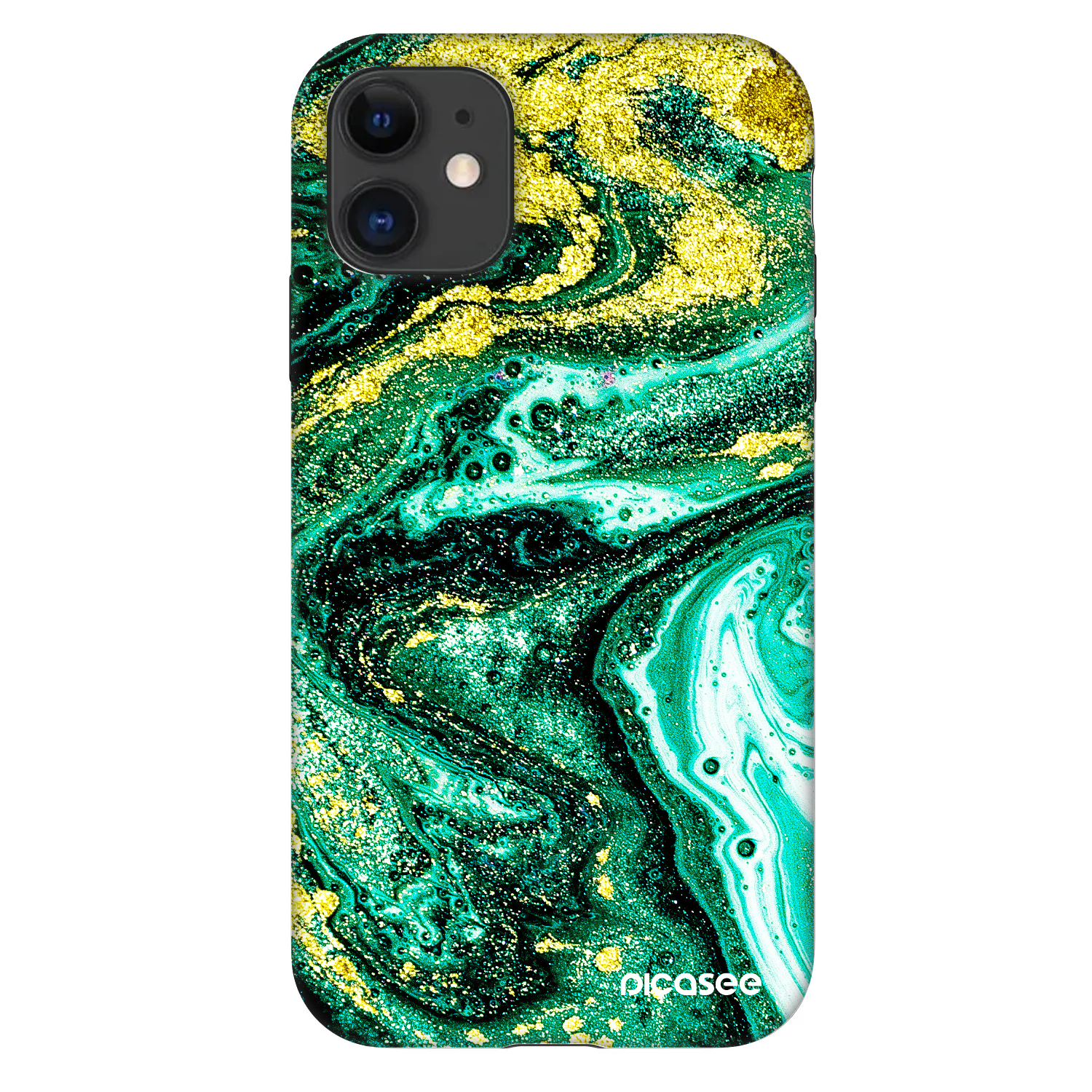Picasee Fashion Case pro Apple iPhone 11 - Green Gold