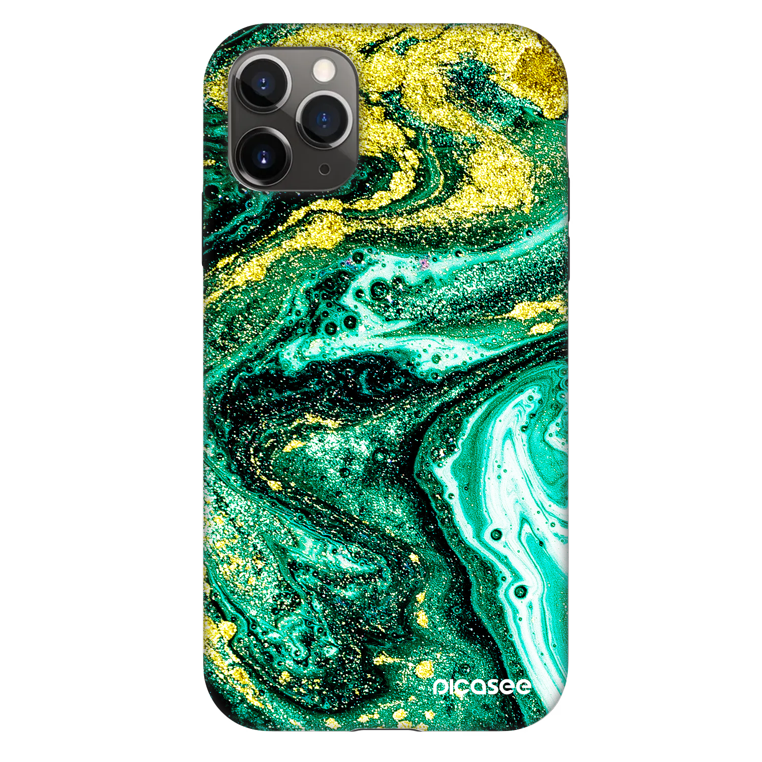 Picasee Fashion Case pro Apple iPhone 11 Pro - Green Gold
