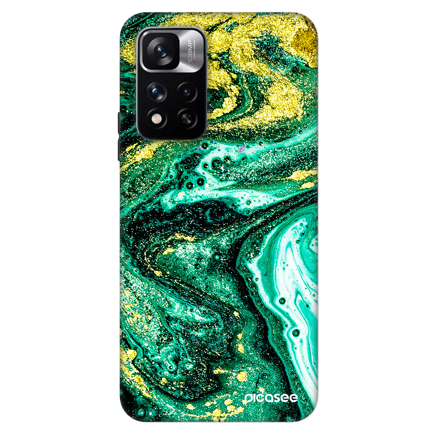 Picasee Fashion Case pro Xiaomi Redmi Note 11 Pro 5G - Green Gold