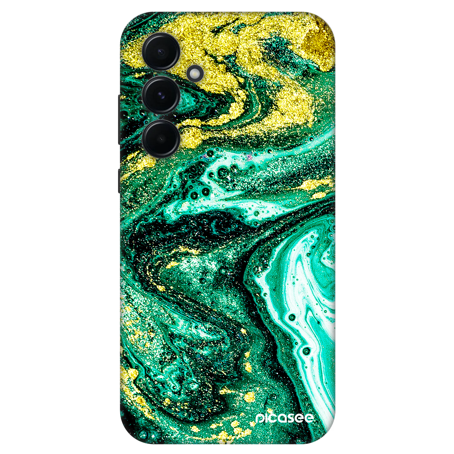 Picasee Fashion Case pro Samsung Galaxy A55 5G A556B - Green Gold