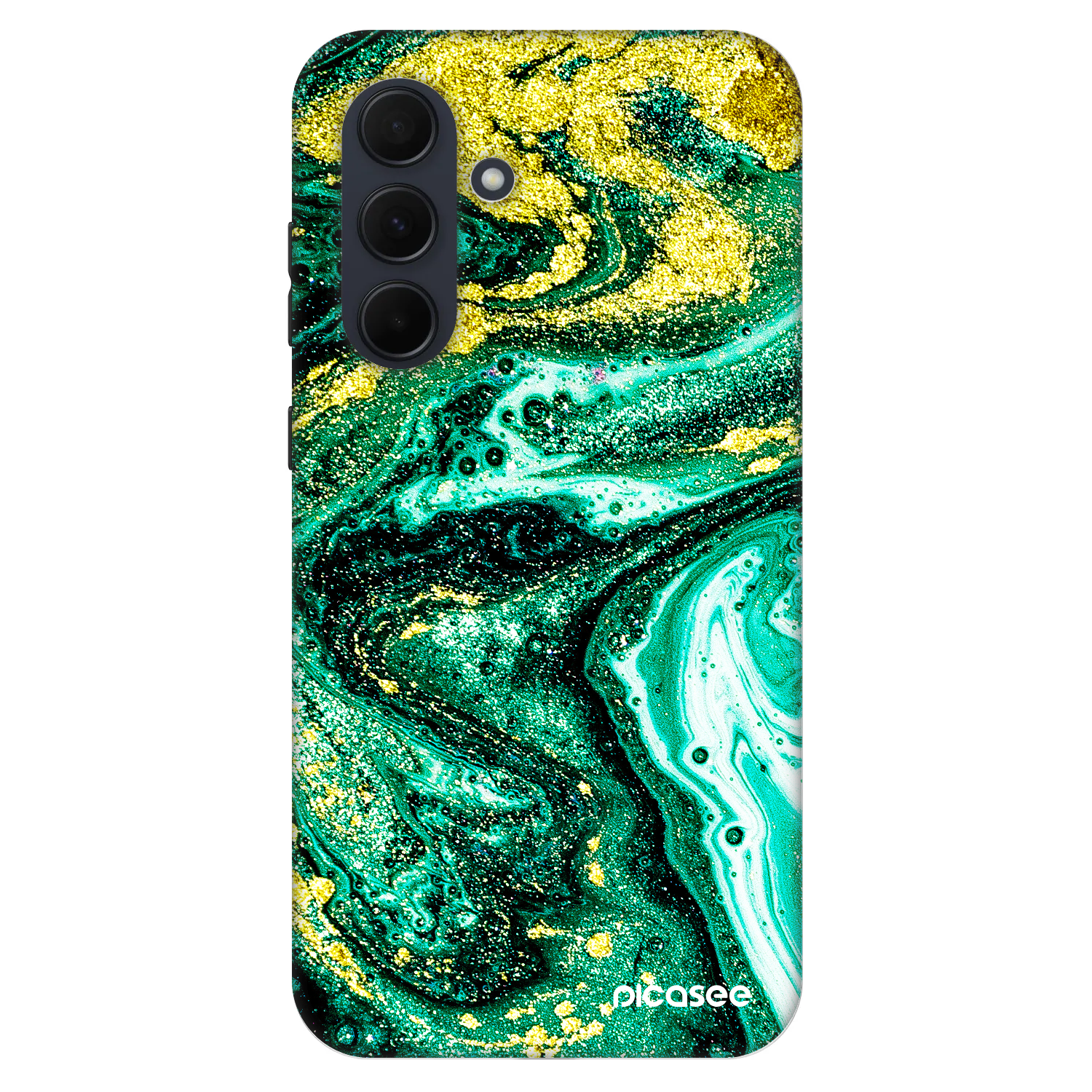 Picasee Fashion Case pro Samsung Galaxy A35 5G A356B - Green Gold