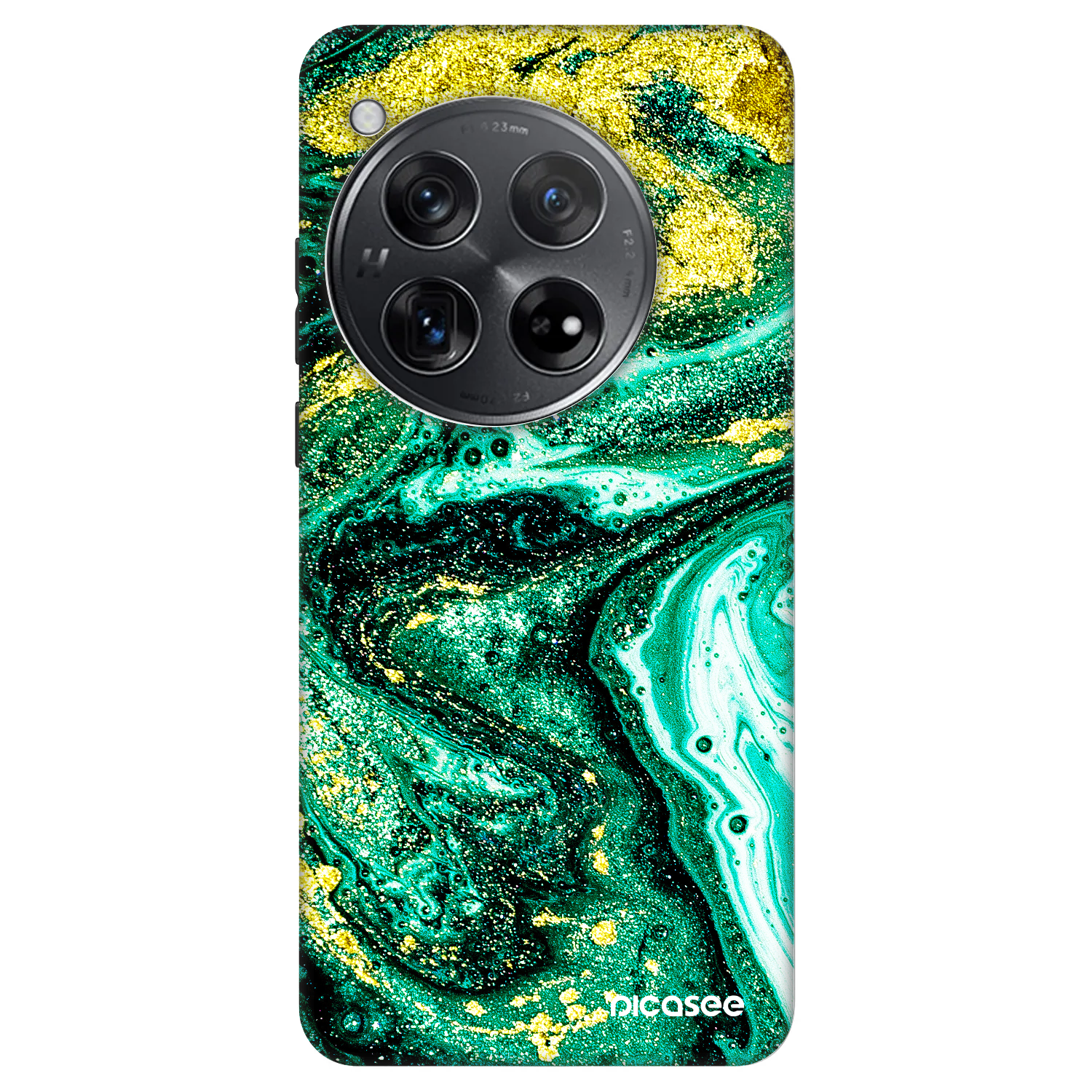 Picasee Fashion Case pro OnePlus 12 5G - Green Gold