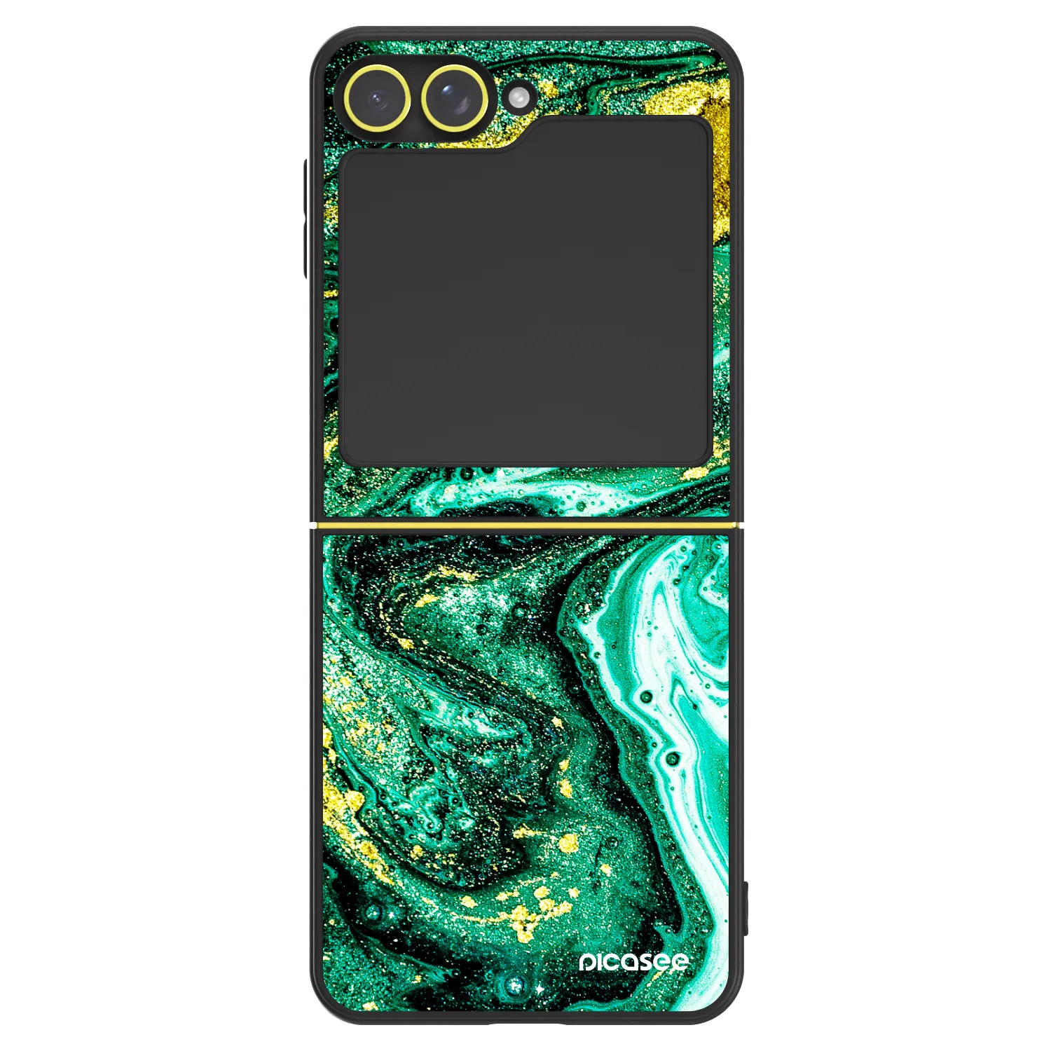 Picasee ULTIMATE CASE pro Samsung Galaxy Z Flip7 FE 5G - Green Gold